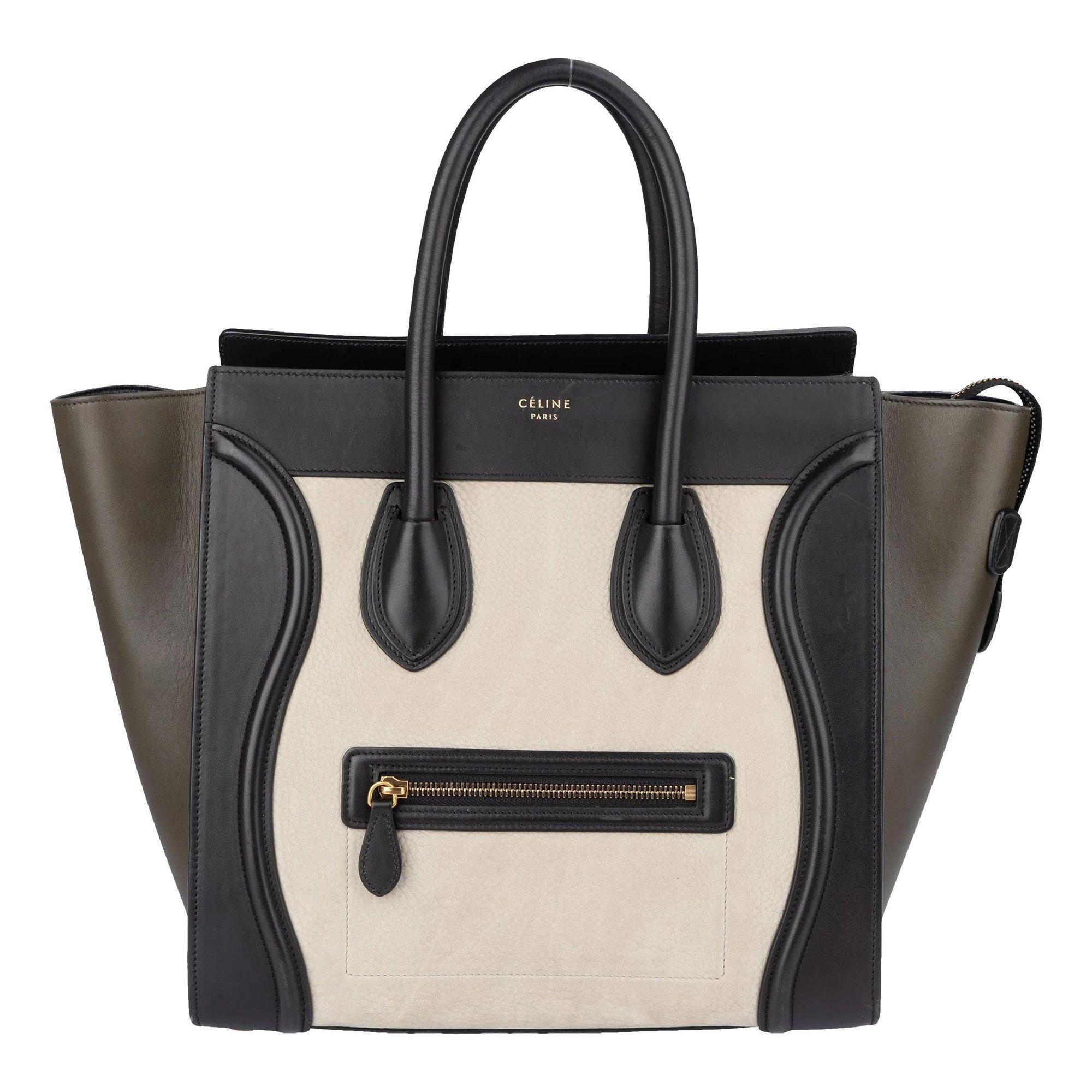 Celine Luggage leather satchel