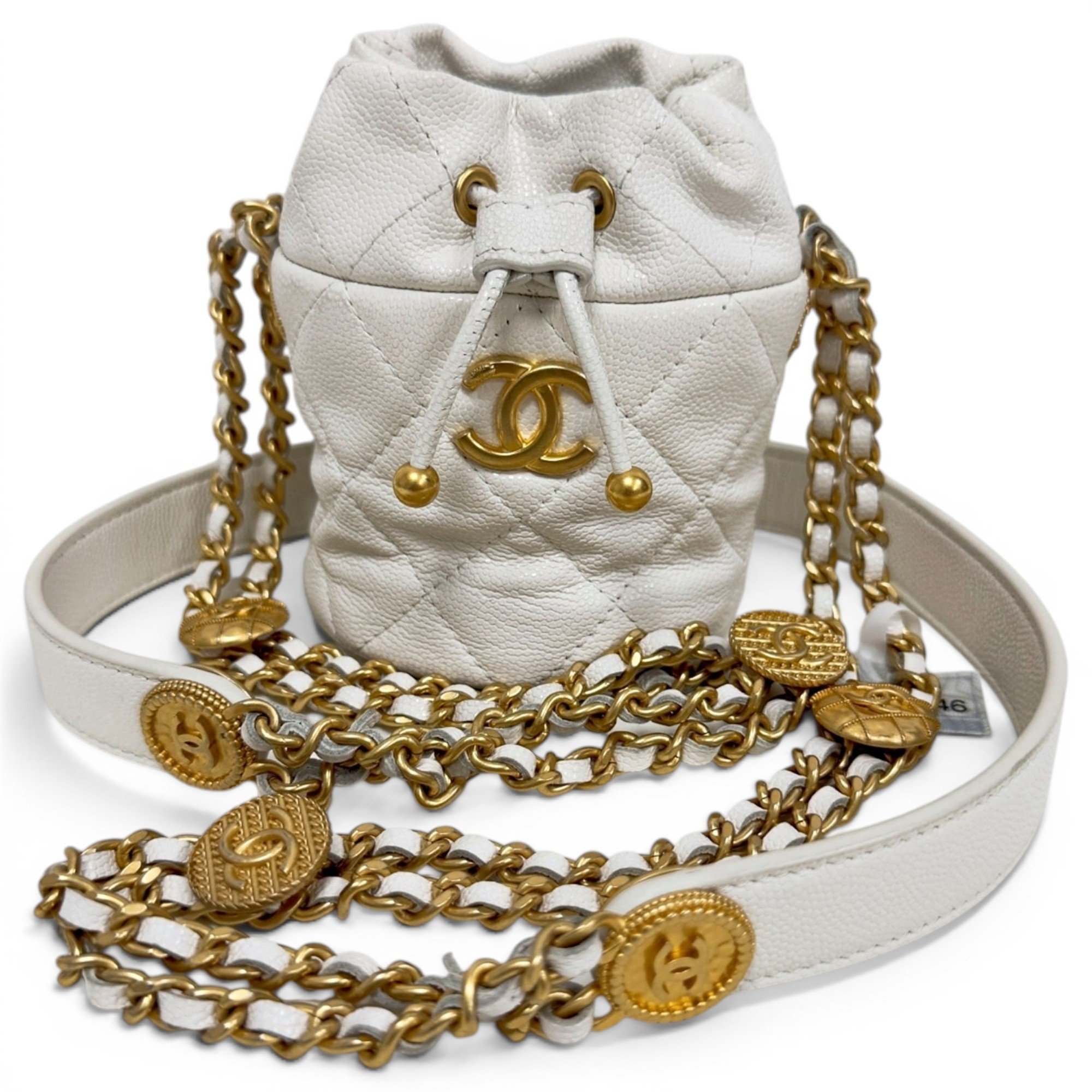 Gabrielle Bucket leather crossbody bag