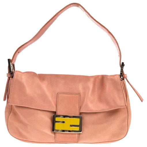 Baguette leather handbag