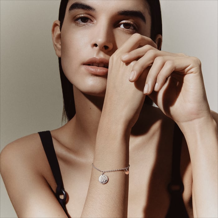 Sans Coloris Hermès Ex-libris Bracelet, Small Model