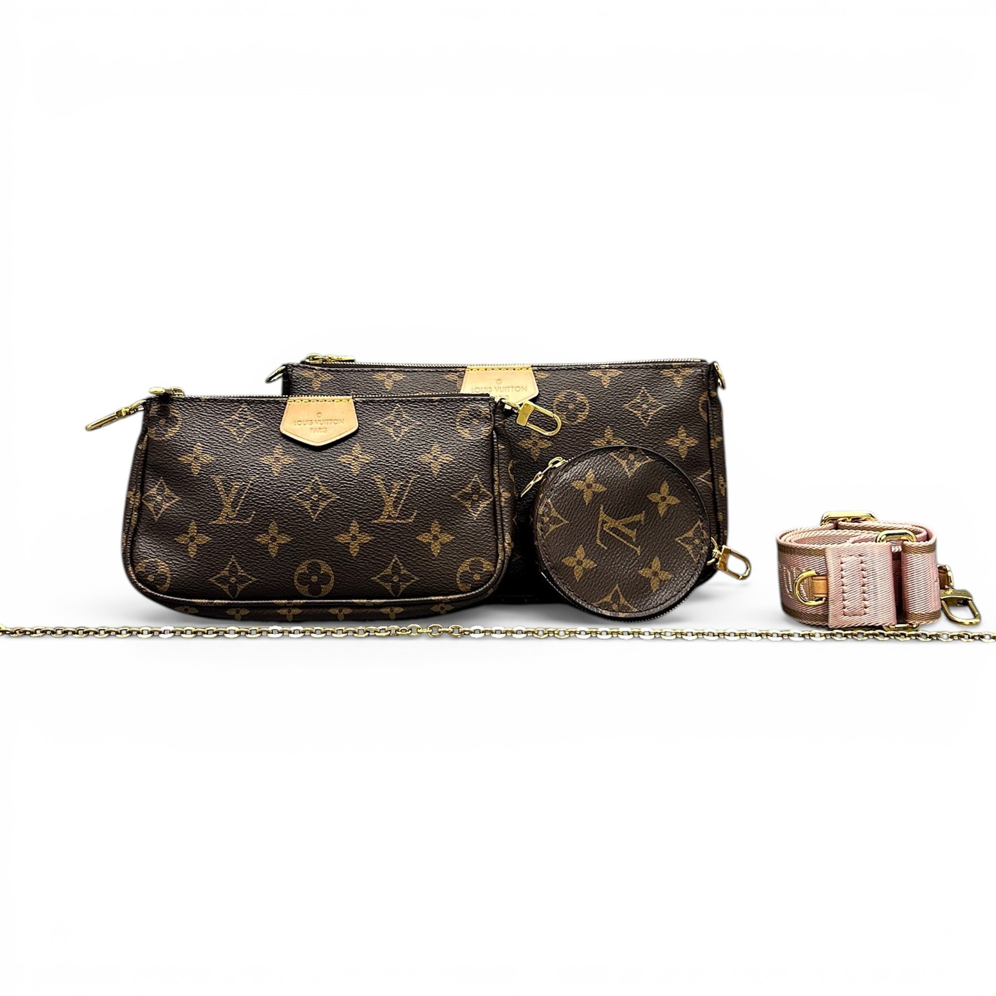 Multi Pochette Accessoires leather handbag