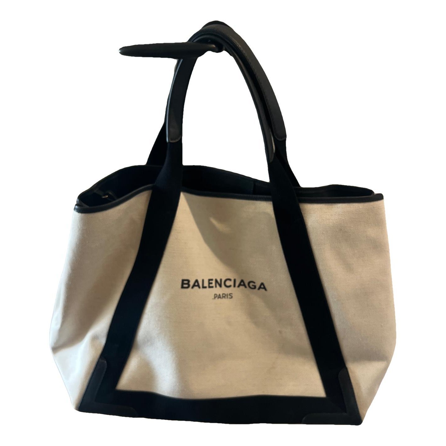 Navy cabas cloth tote