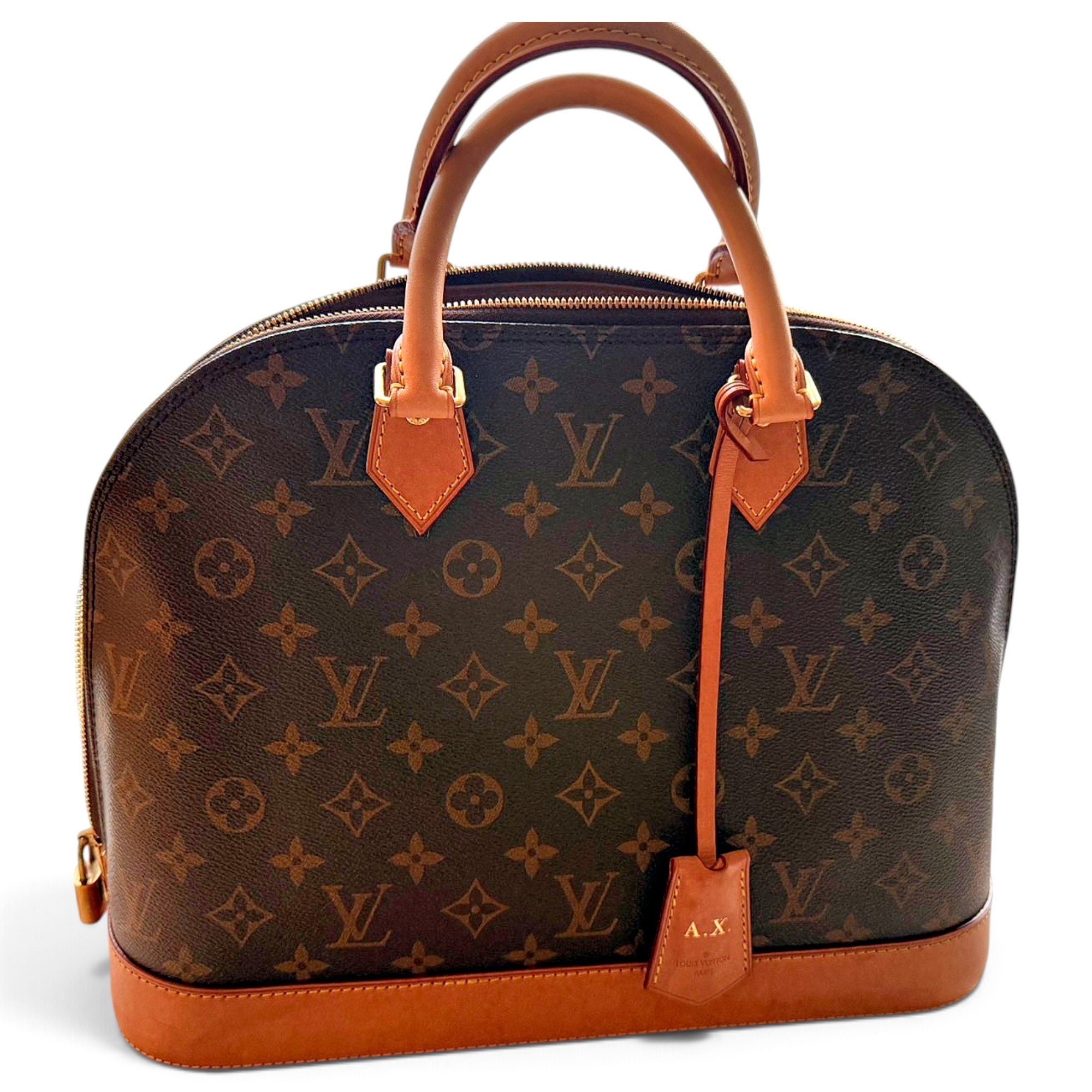 Alma leather handbag