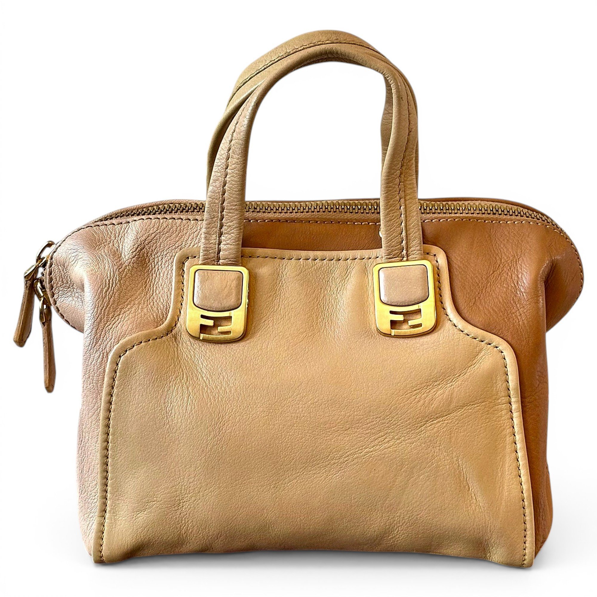 Chameleon leather handbag