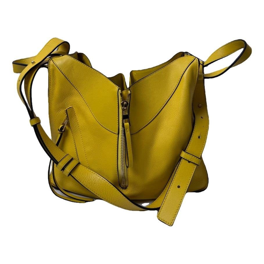 Hammock leather handbag
