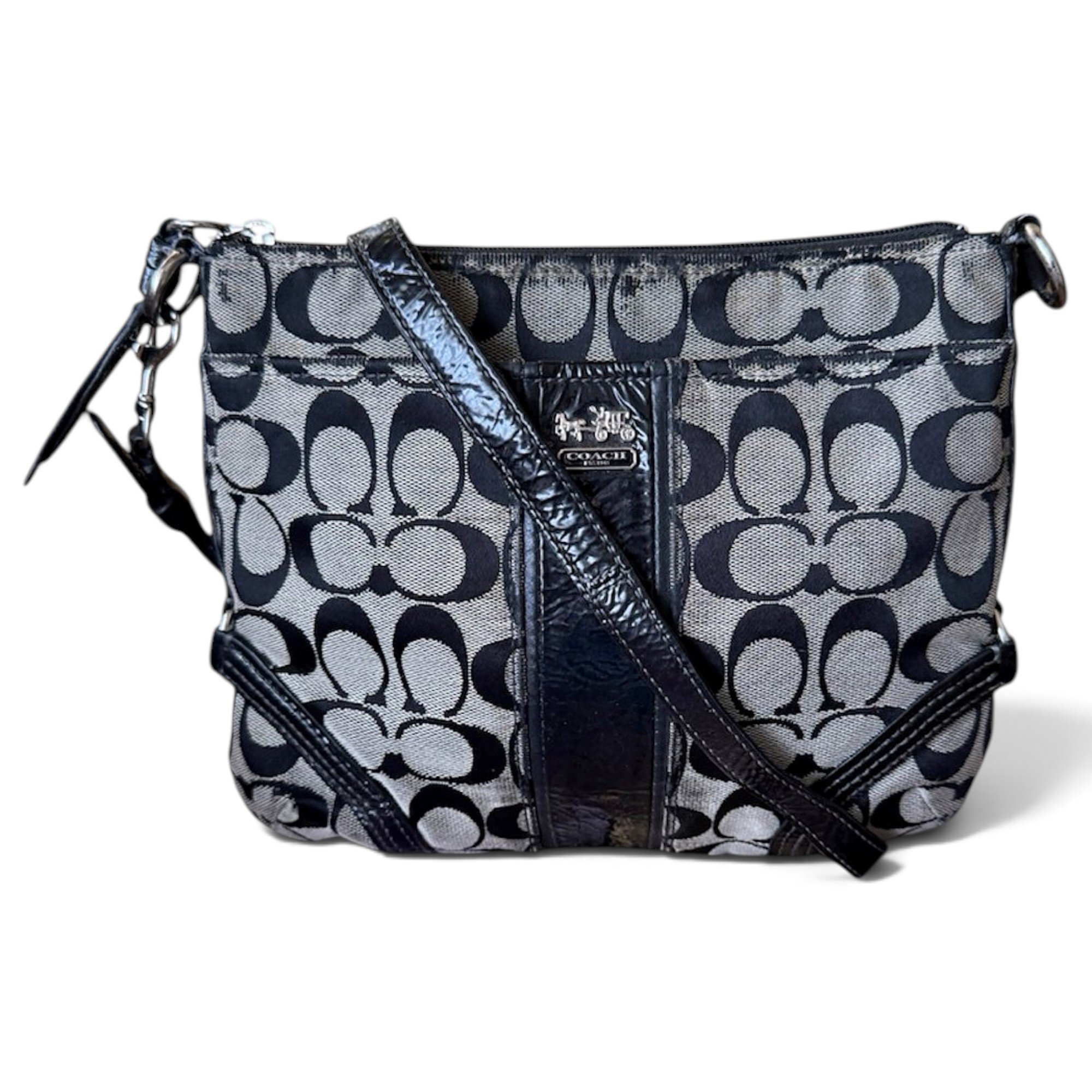 Signature Sufflette cloth crossbody bag