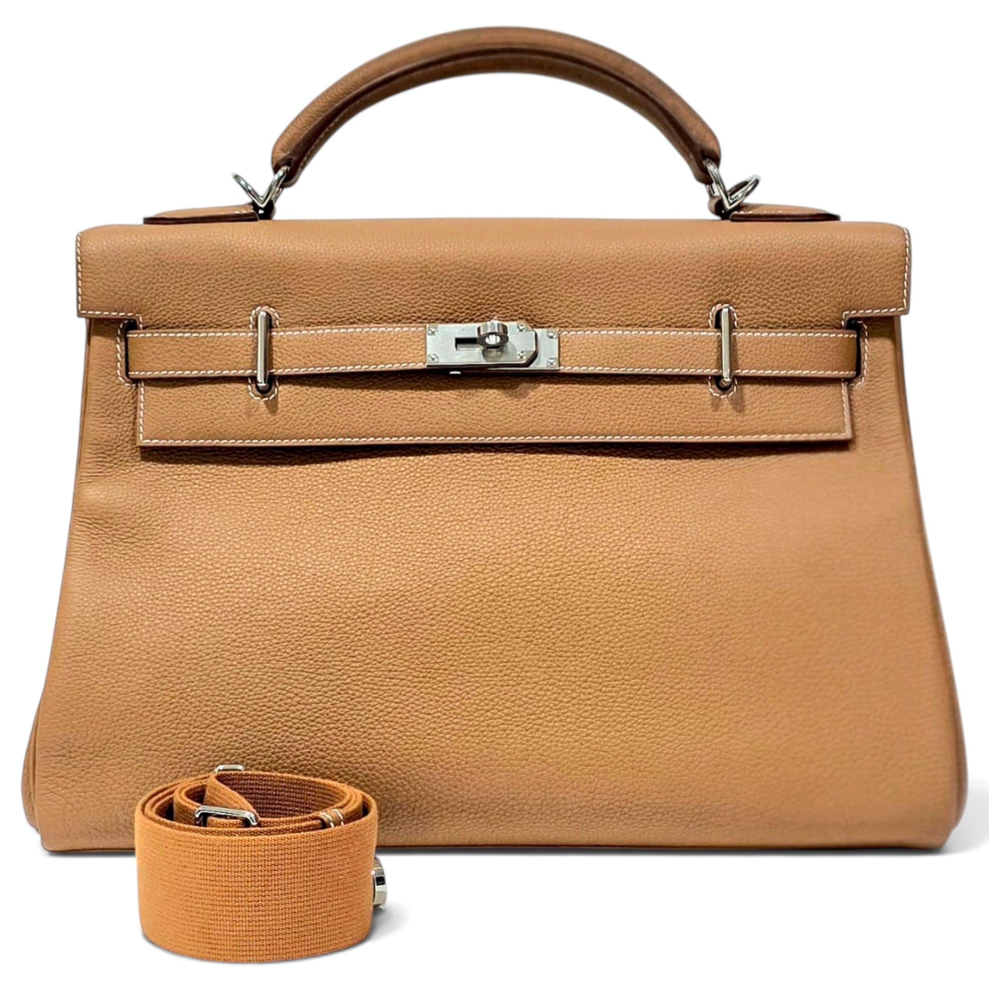 Kelly 42 leather handbag