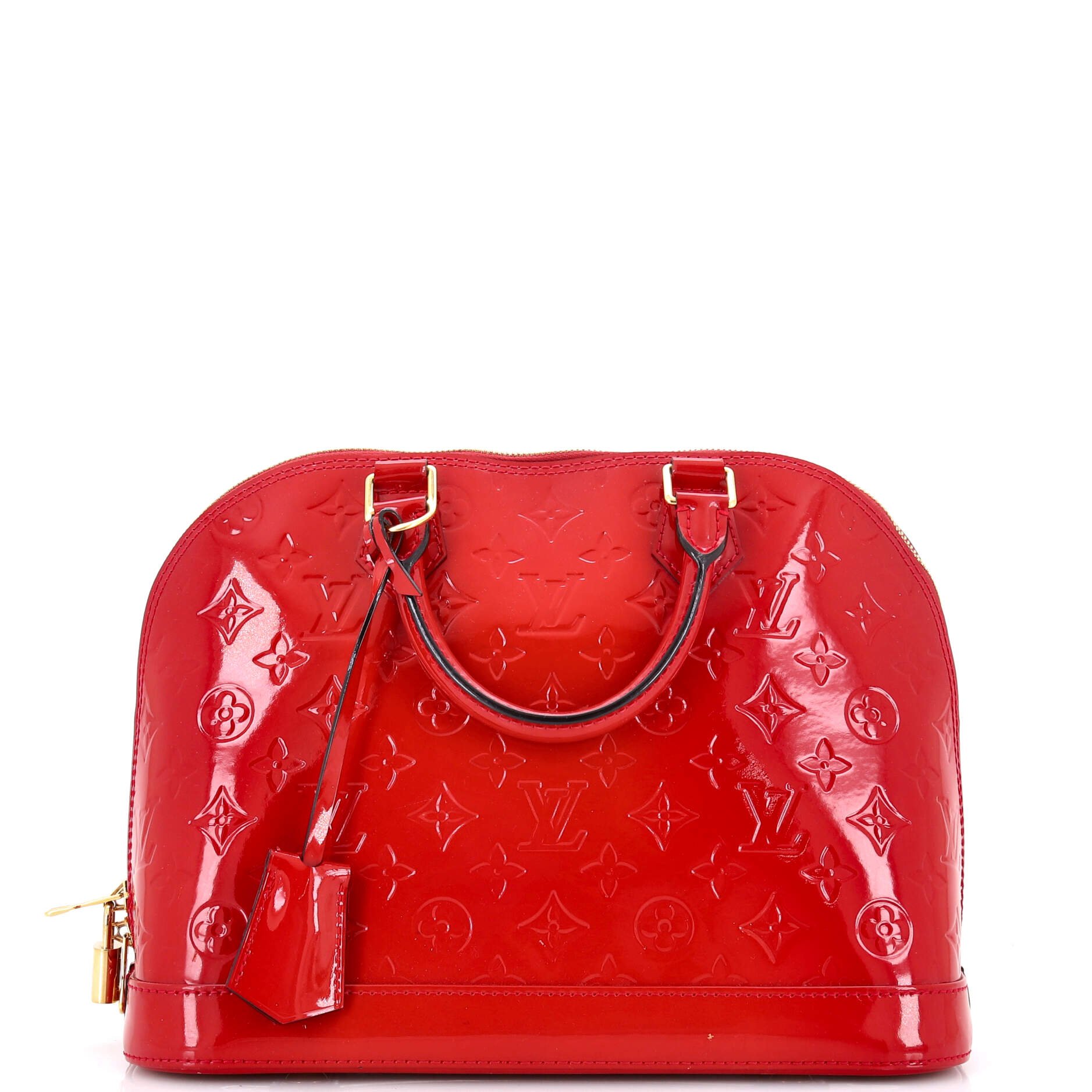 Alma Handbag Monogram Vernis PM
