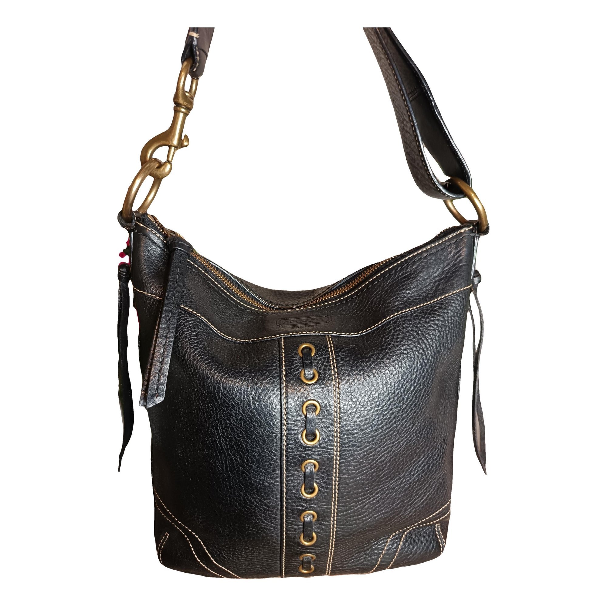 Leather handbag
