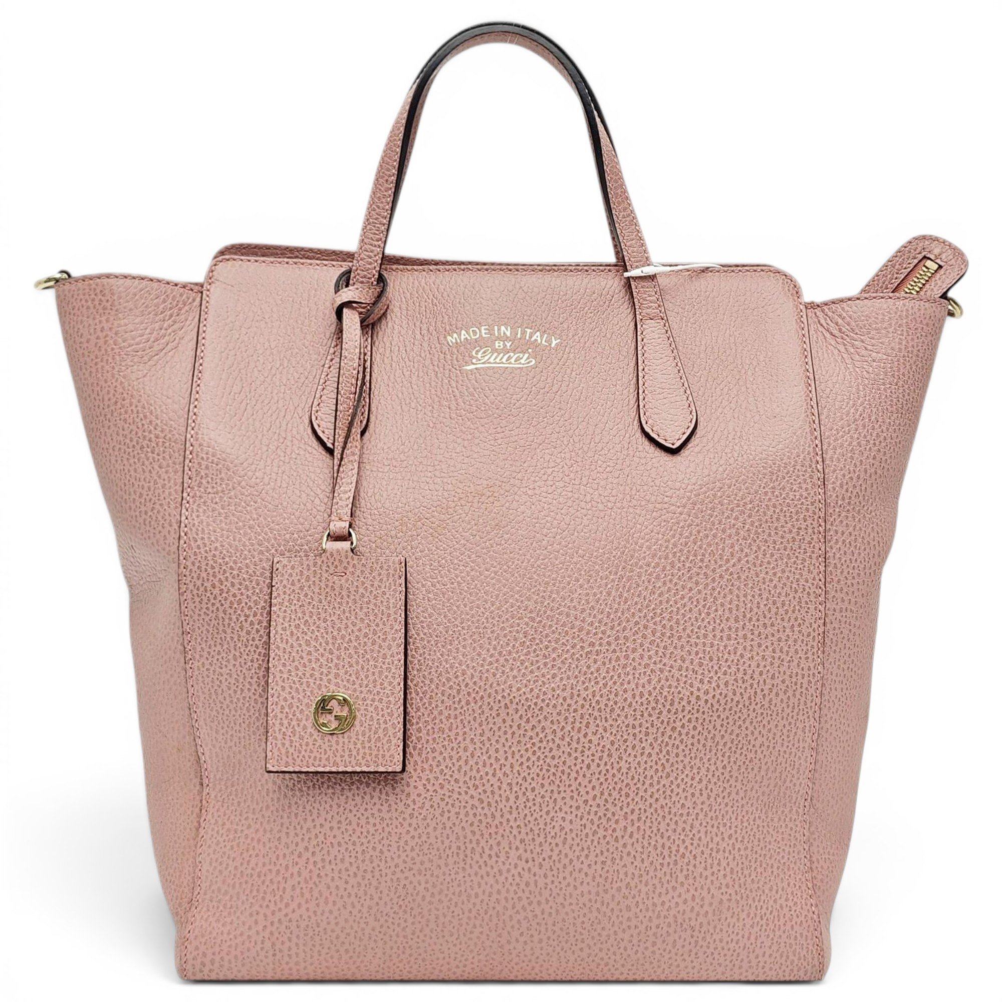 Swing leather handbag