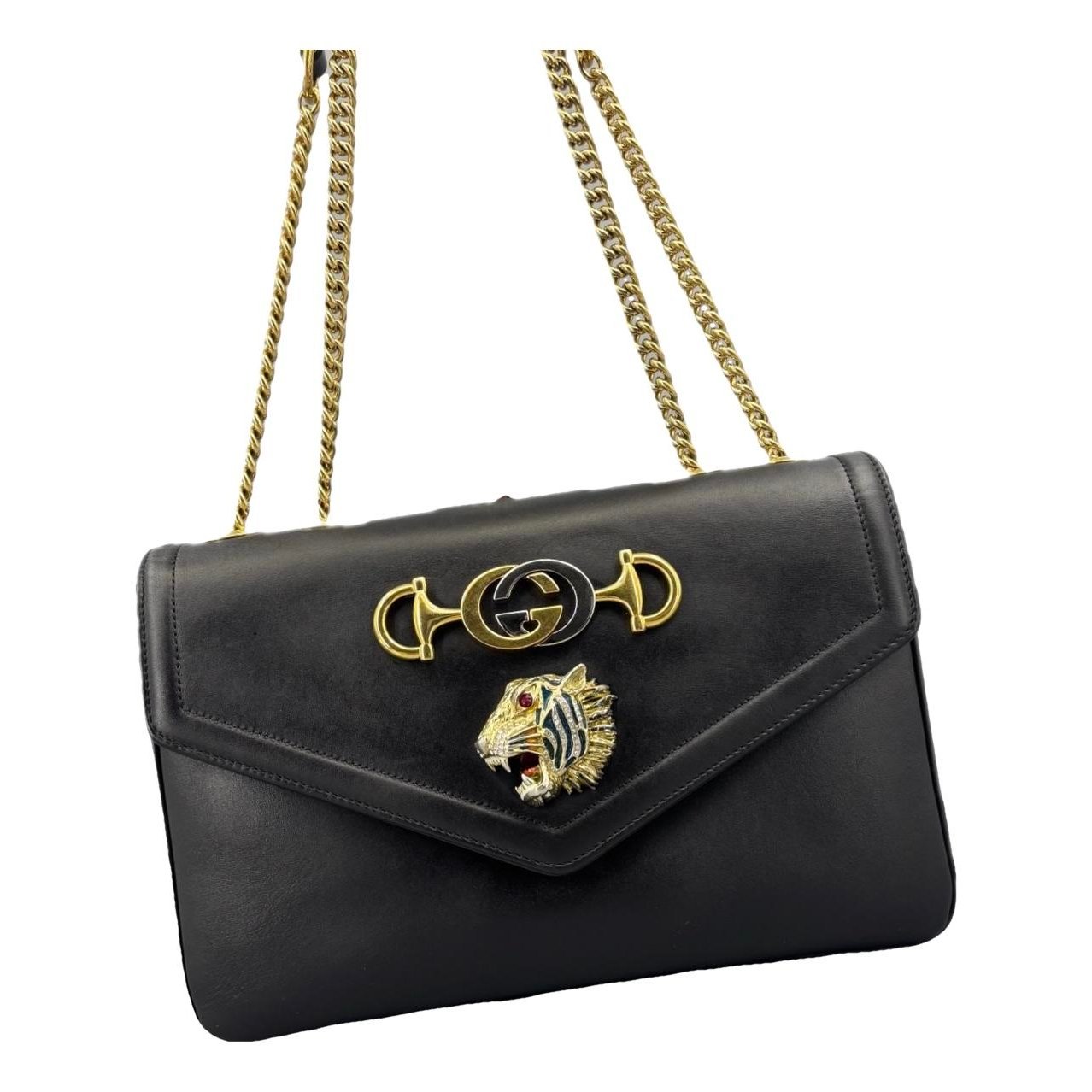 Rajah leather handbag