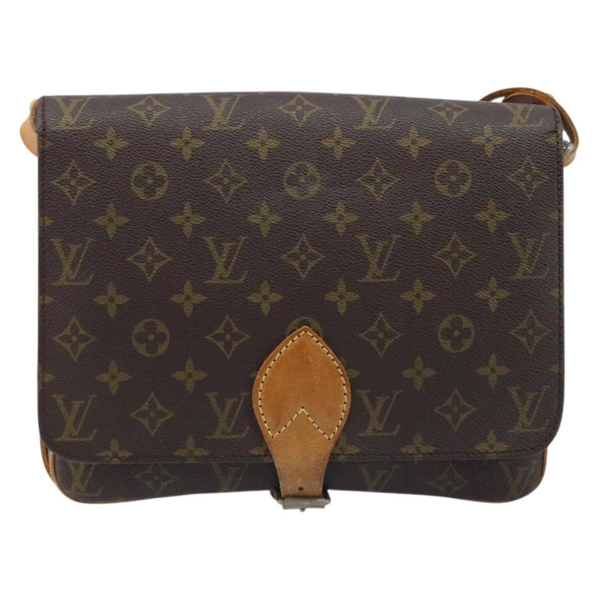 Cartouchière cloth handbag