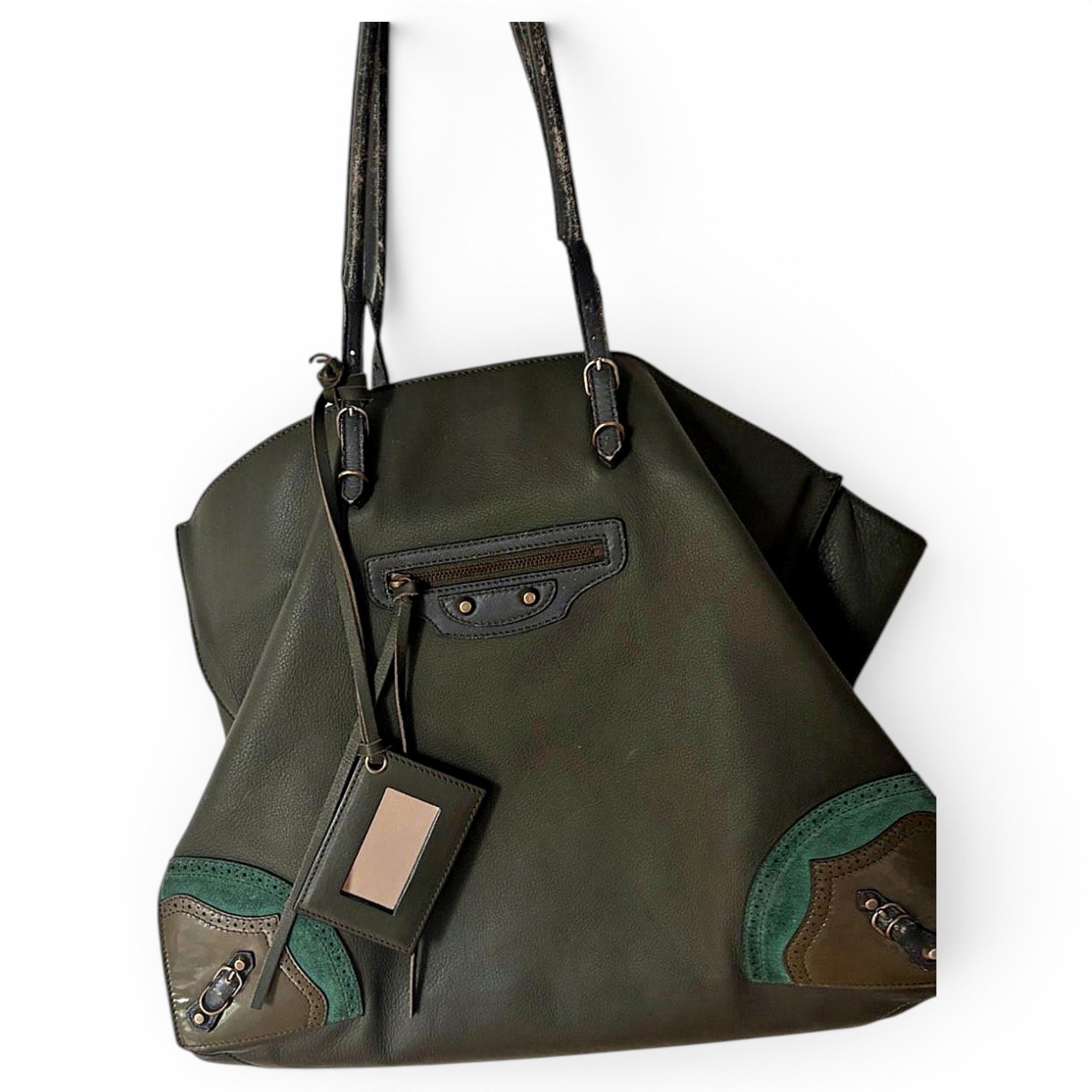Papier leather tote