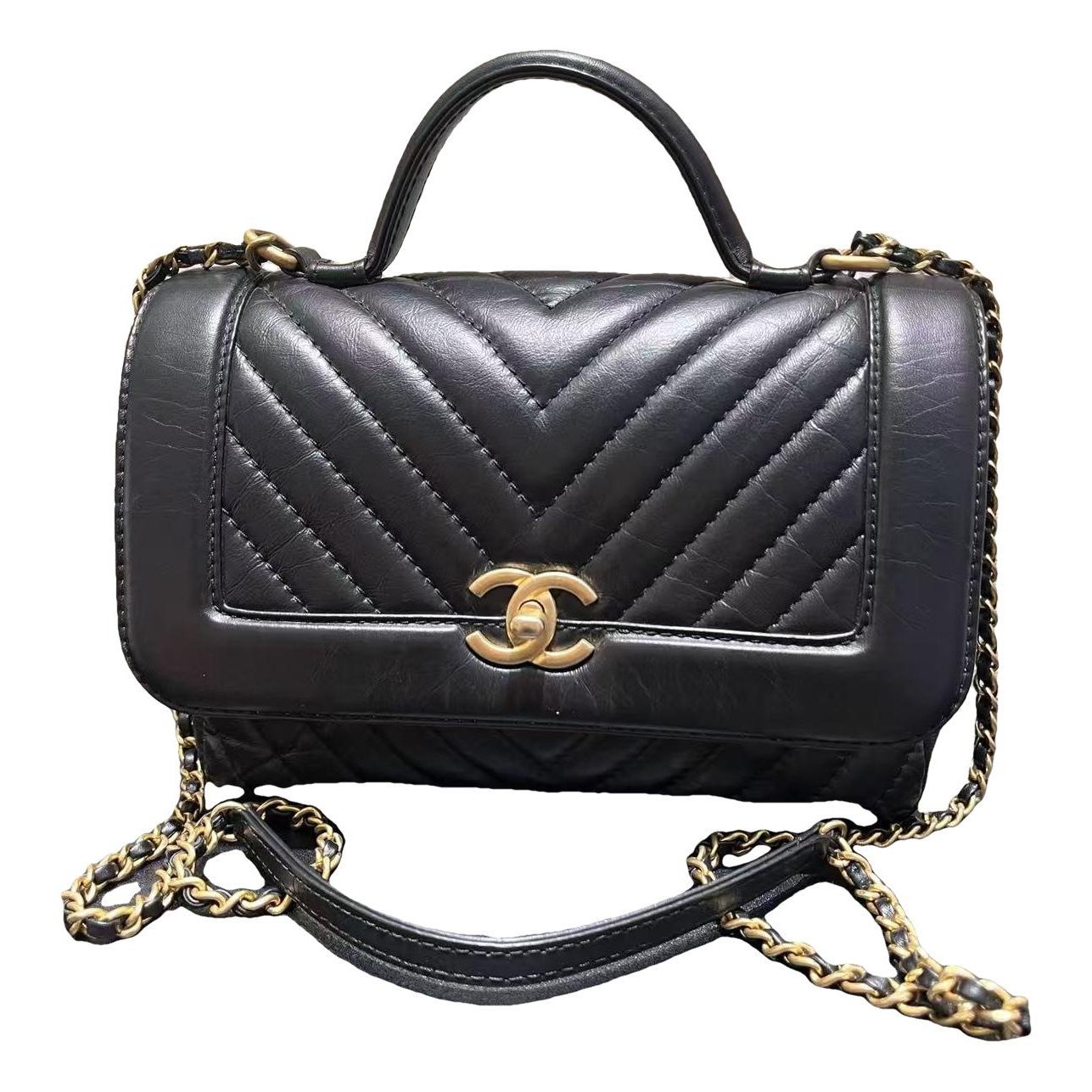 Leather handbag