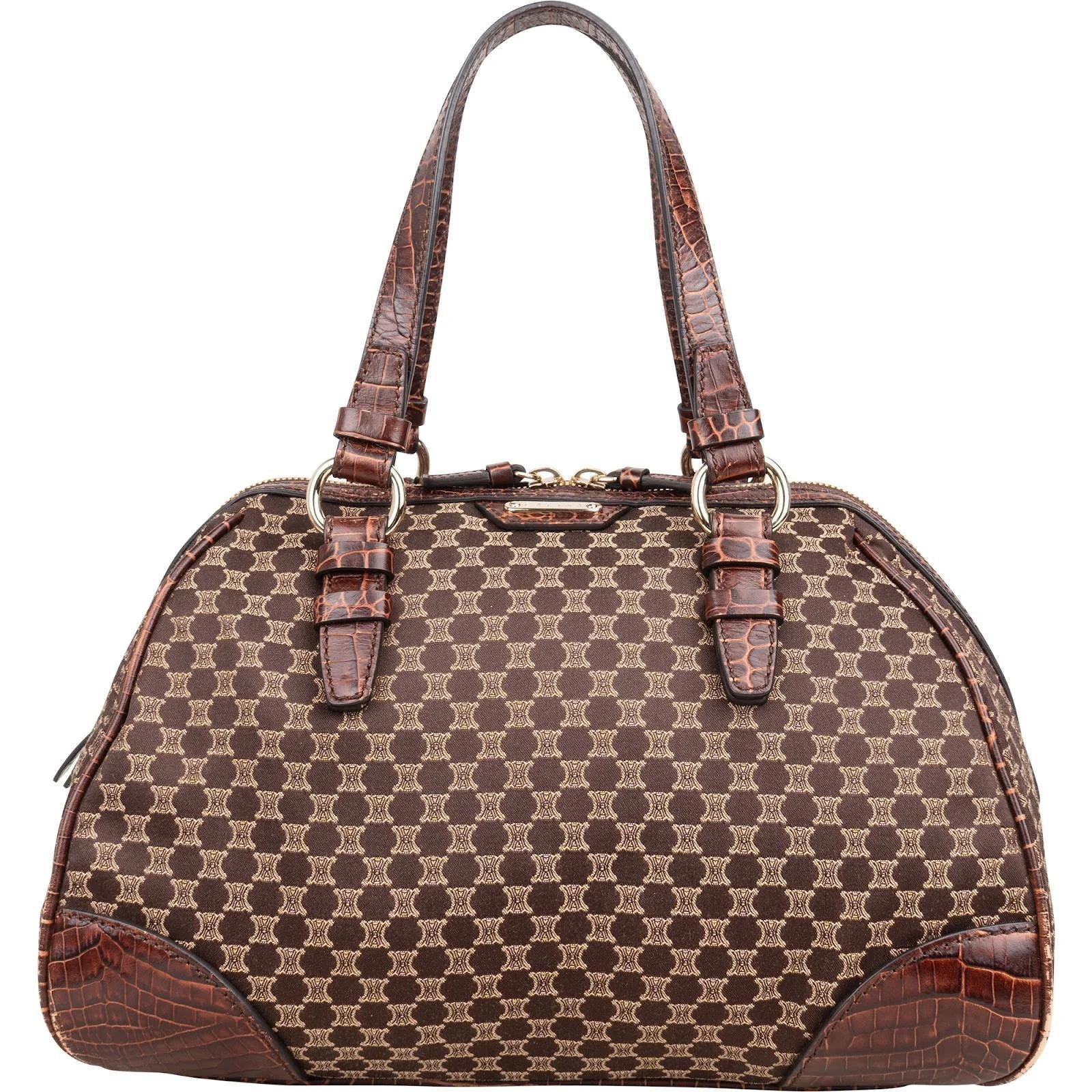 Triomphe leather handbag