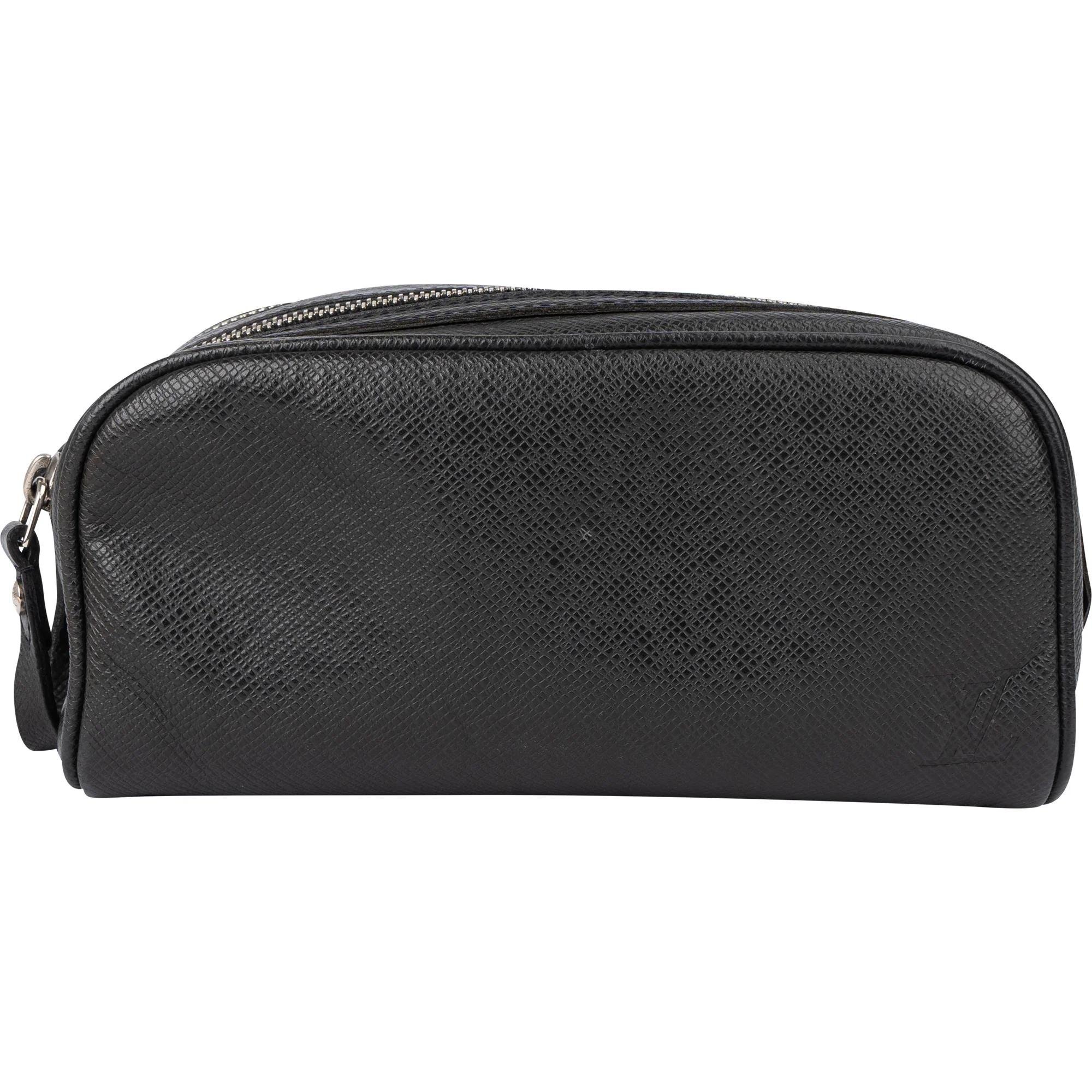 Leather vanity case