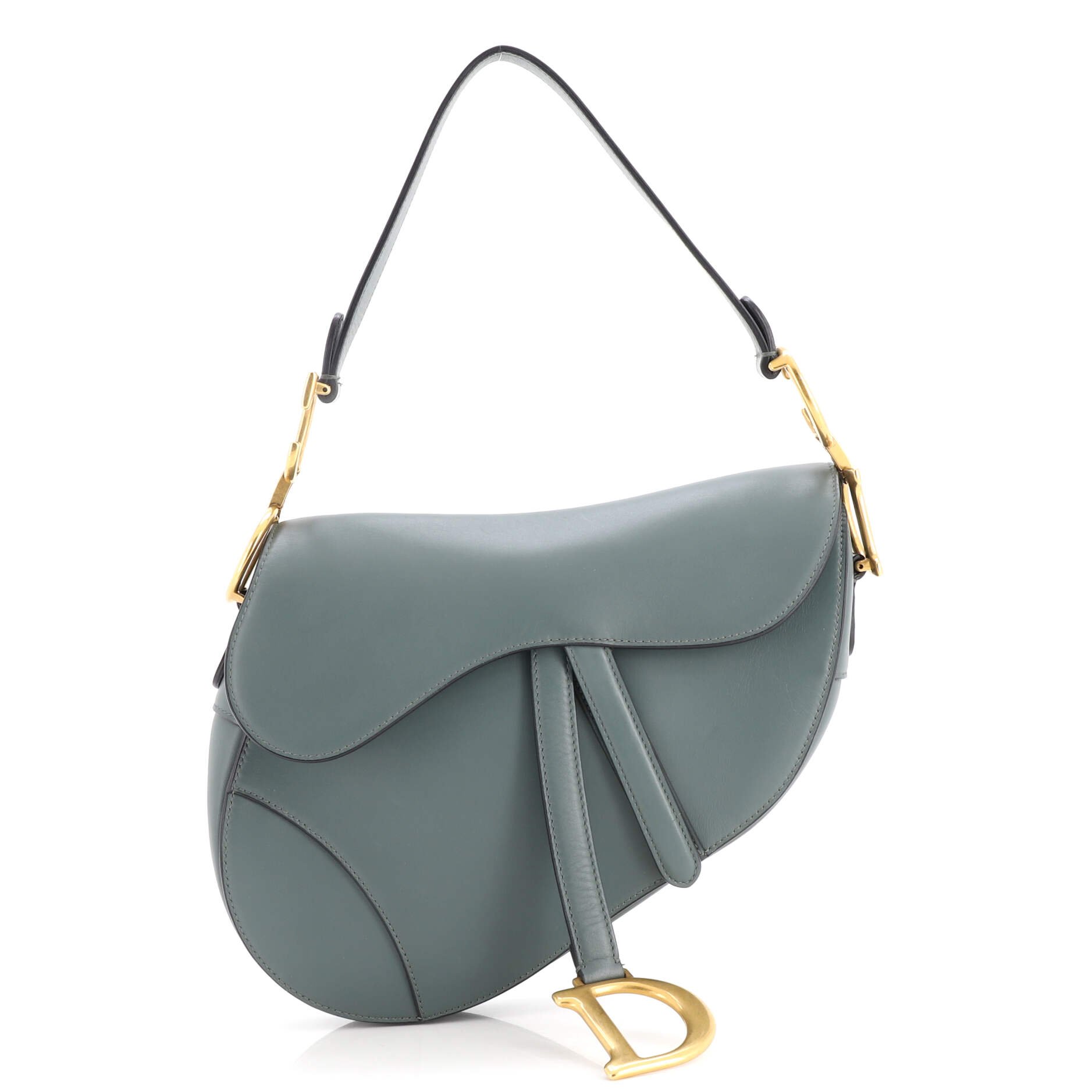 Saddle Handbag Leather Medium
