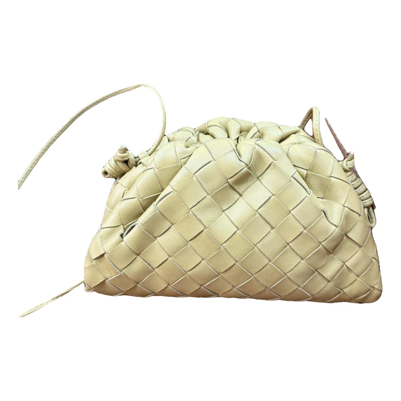 Pouch leather handbag