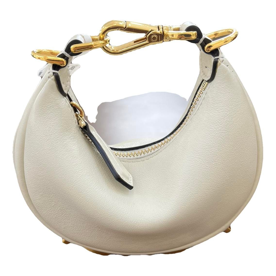 Fendigraphy leather handbag
