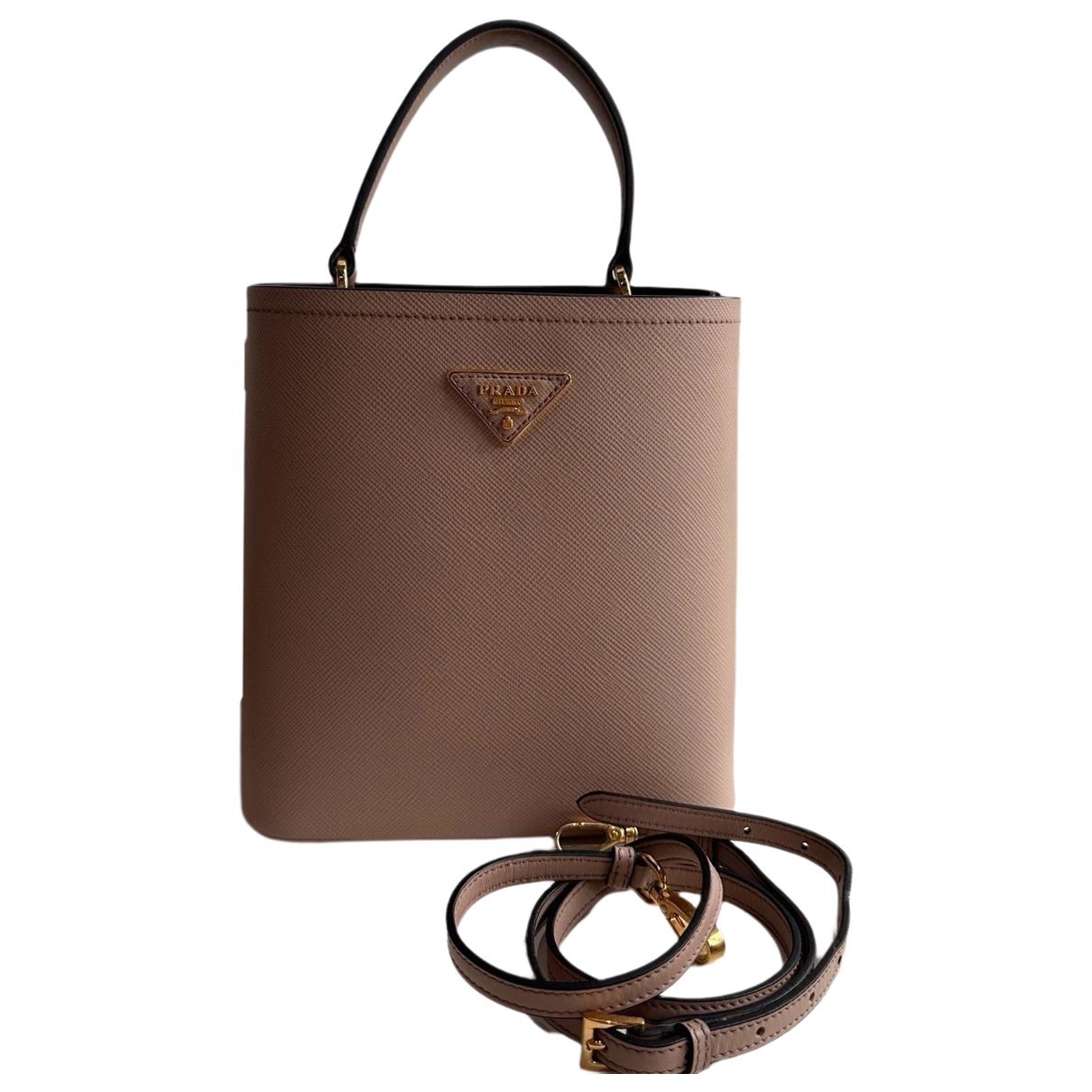 Panier leather handbag