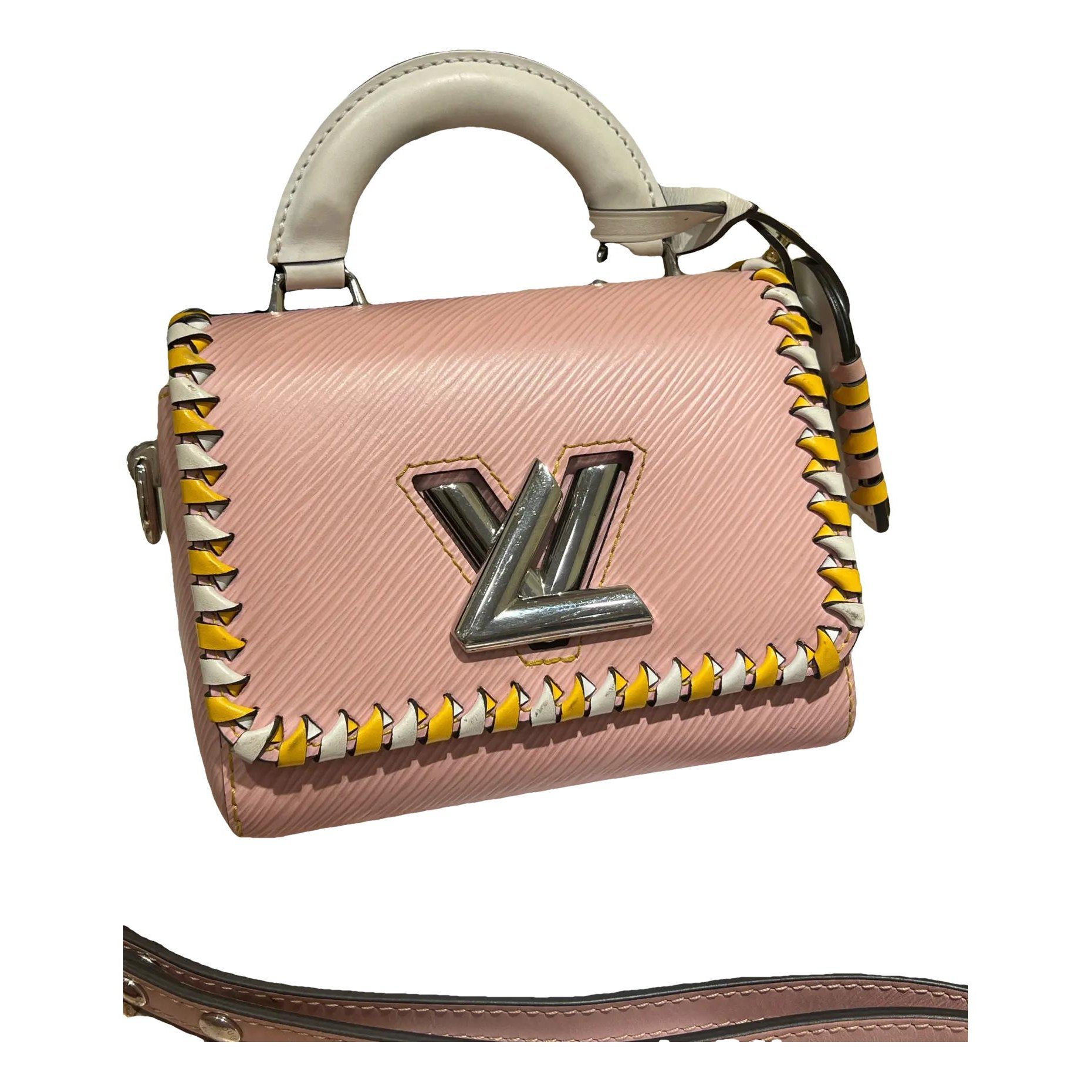 Twist leather crossbody bag