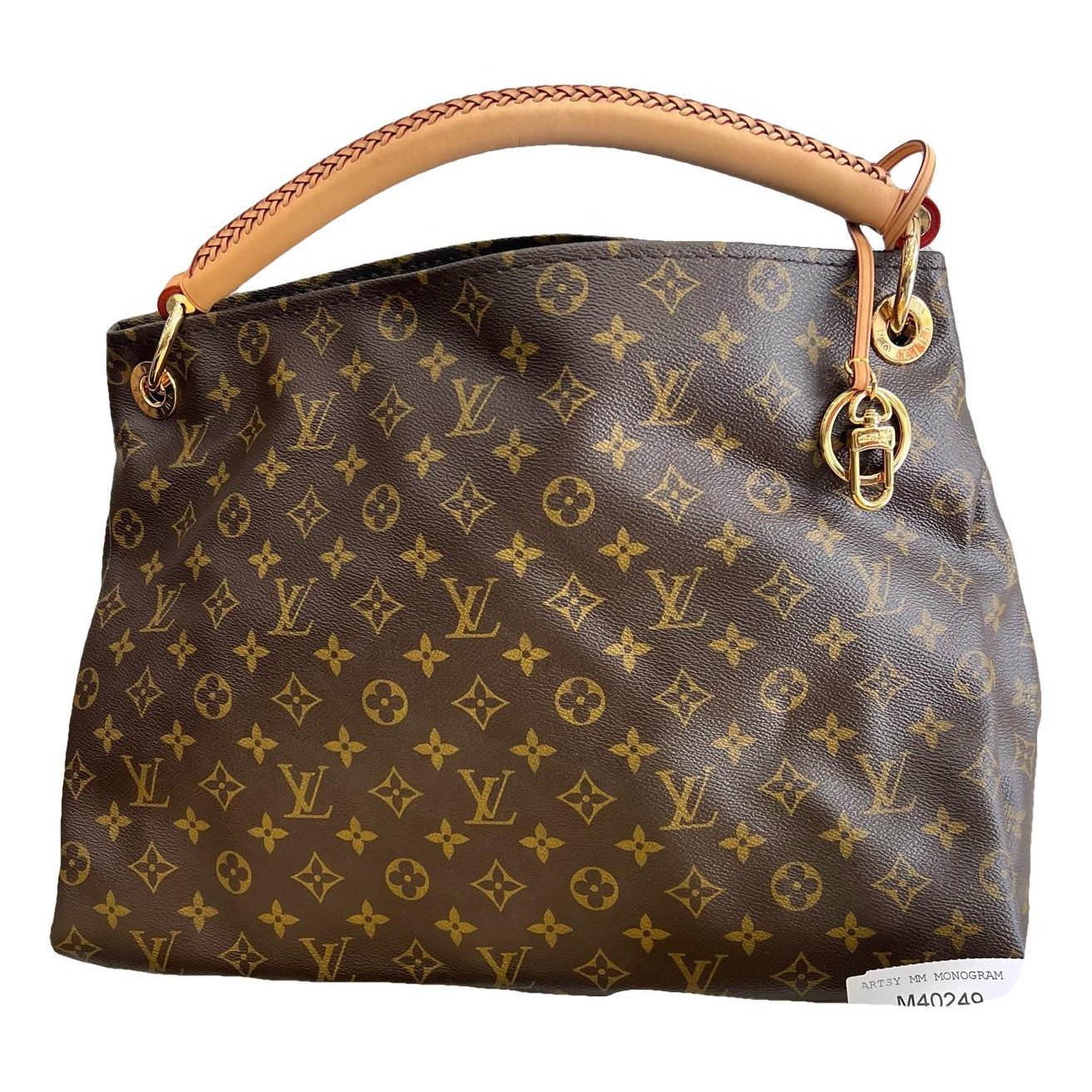 Artsy leather handbag