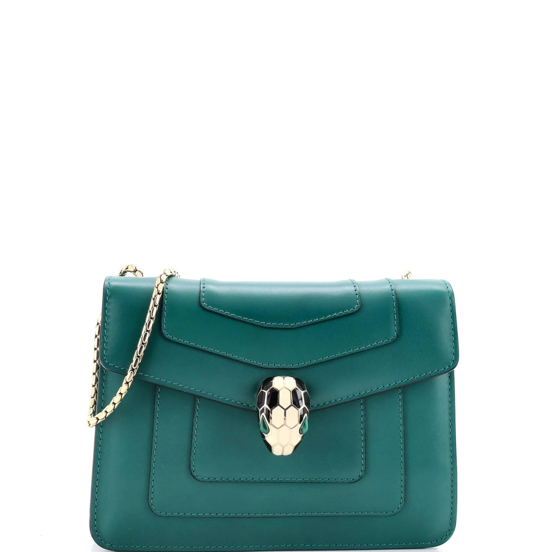 Serpenti leather crossbody bag