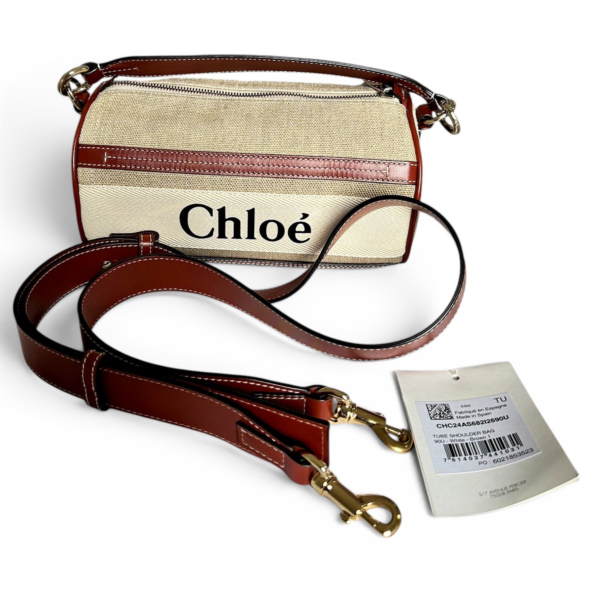 Linen handbag