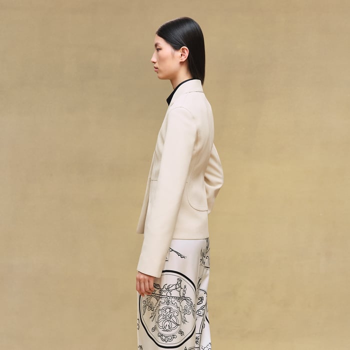 Beige Sable Equestrian Jacket