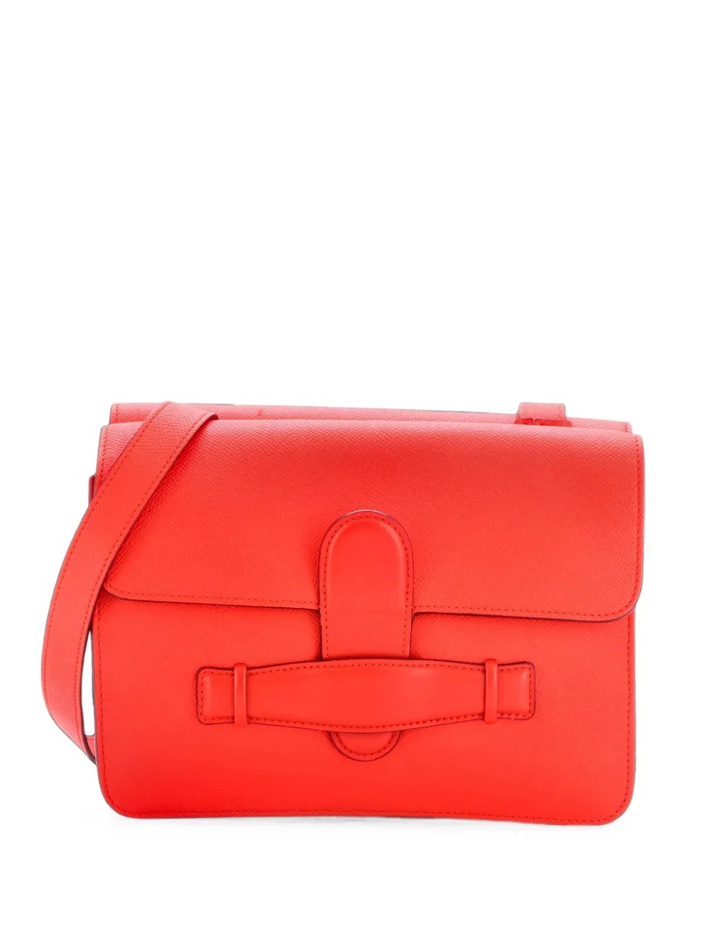 Symmetrical Leather shoulder bag