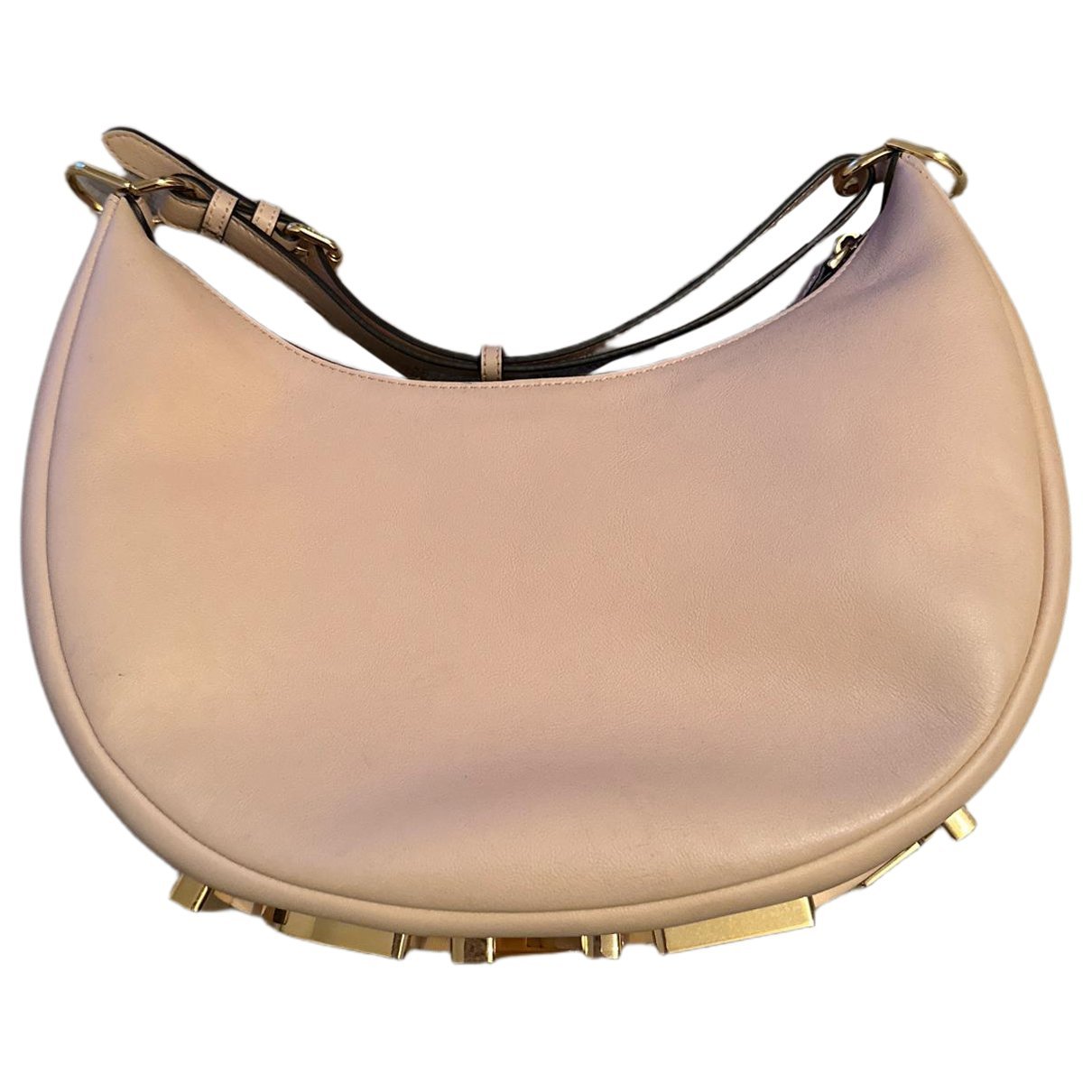 Fendigraphy leather handbag