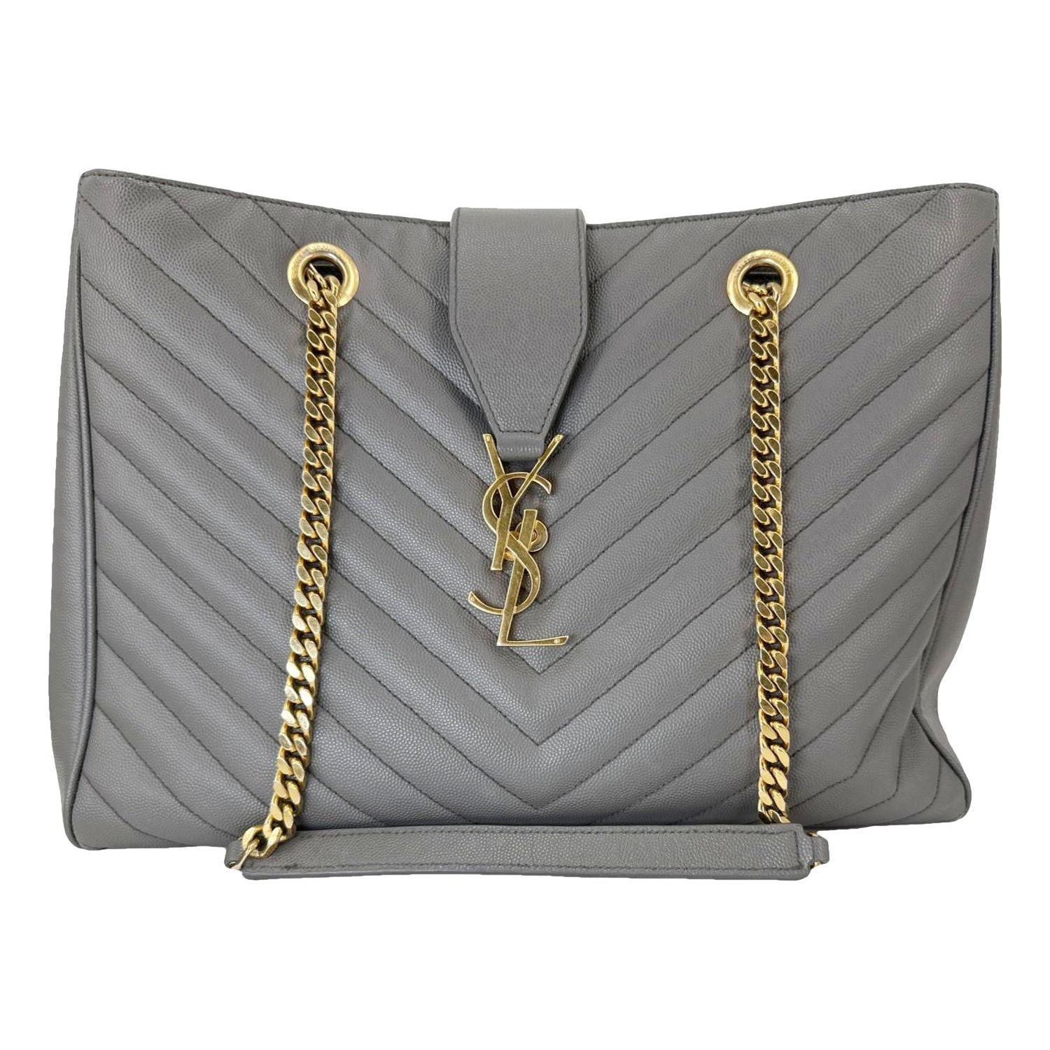 Leather tote