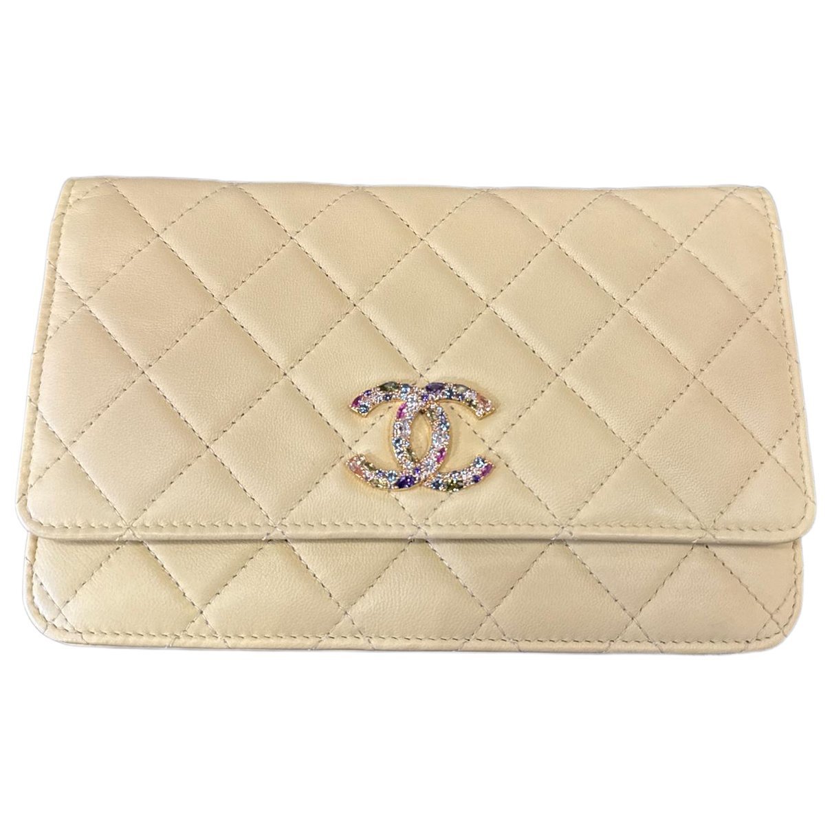 Trendy CC Wallet on Chain leather crossbody bag