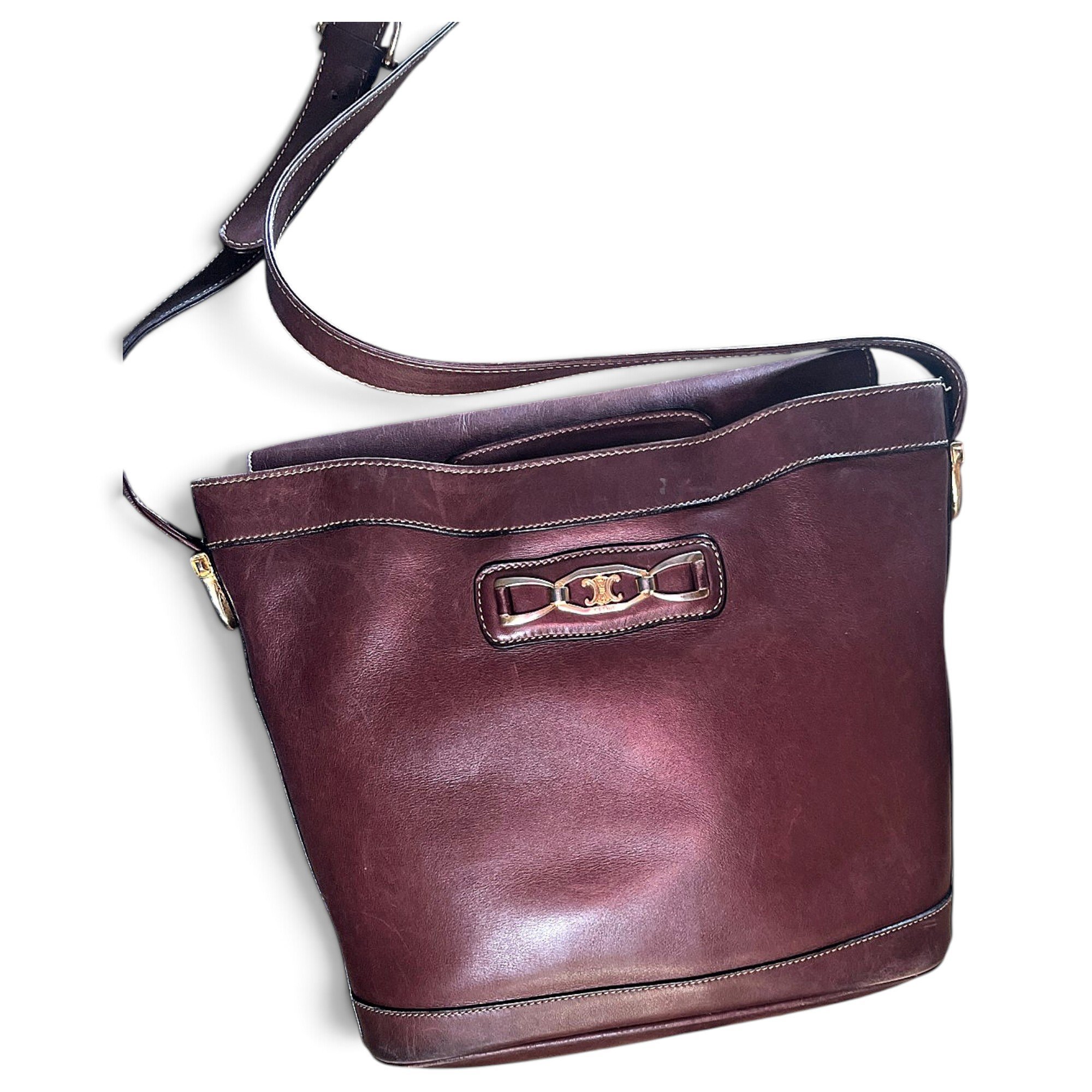 Leather handbag