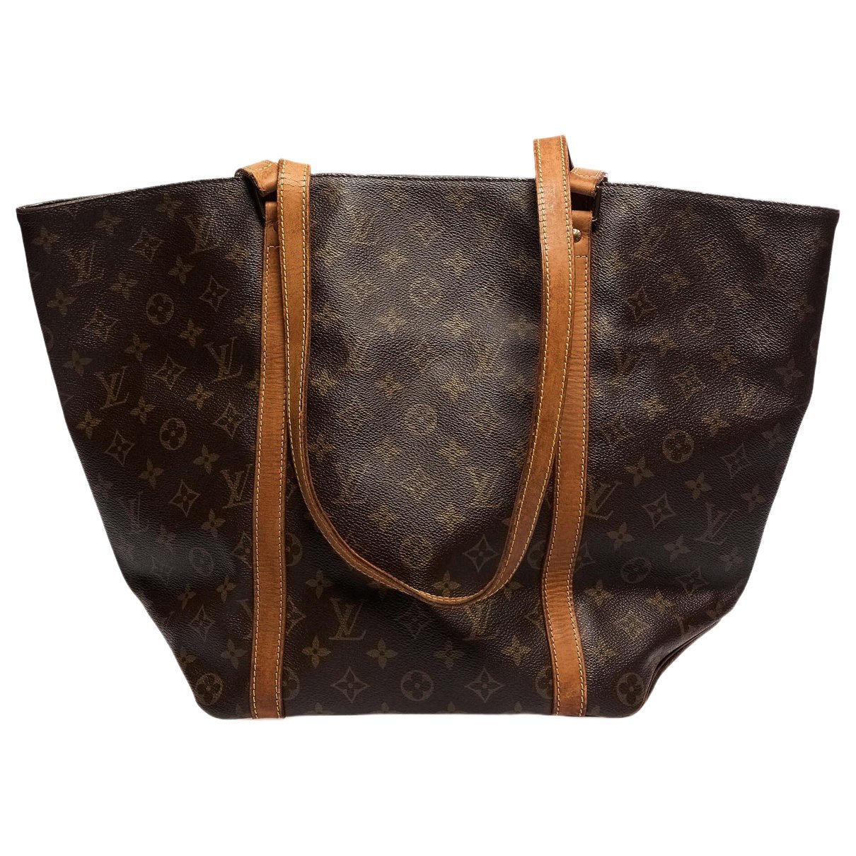 Shopping leather tote