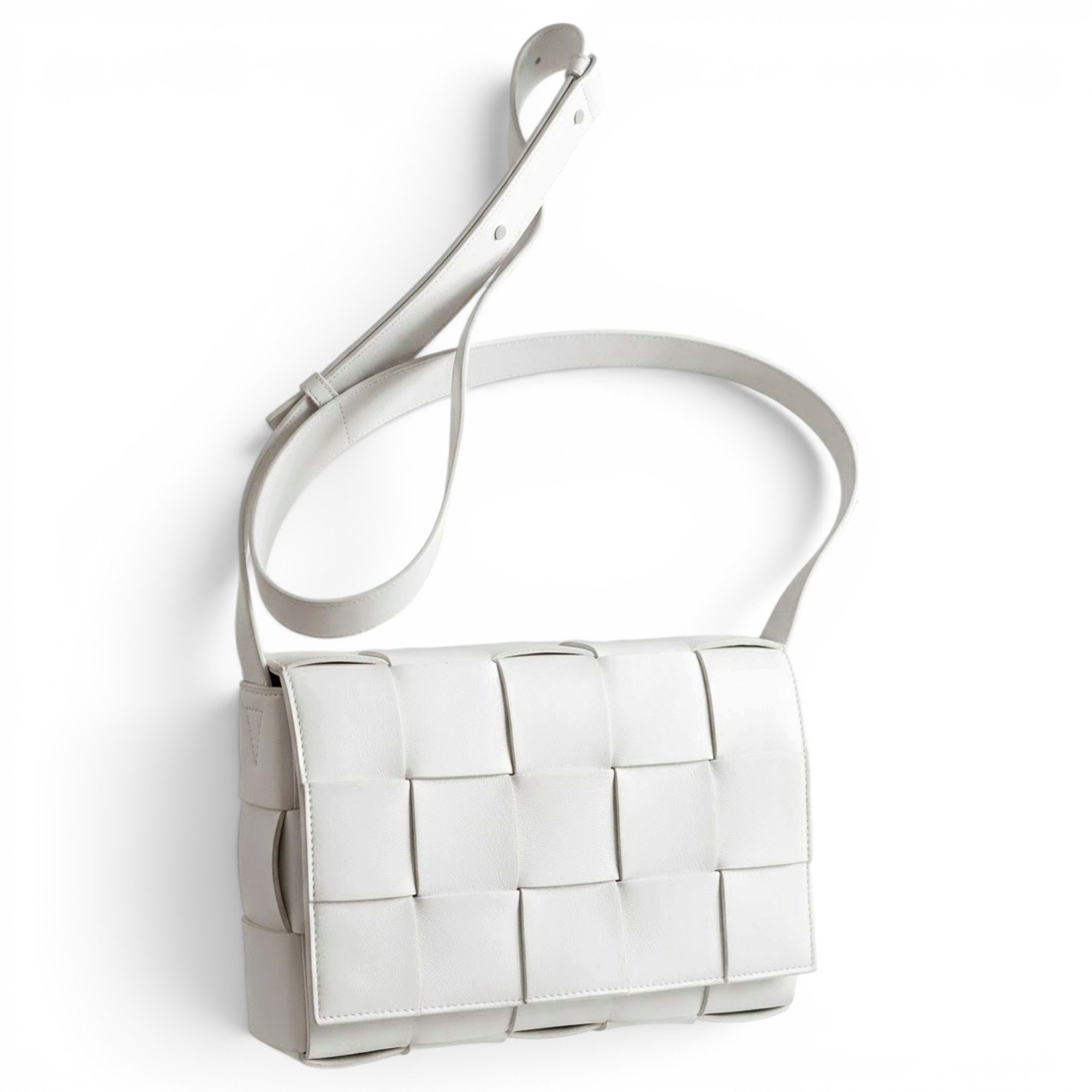 Cassette leather handbag