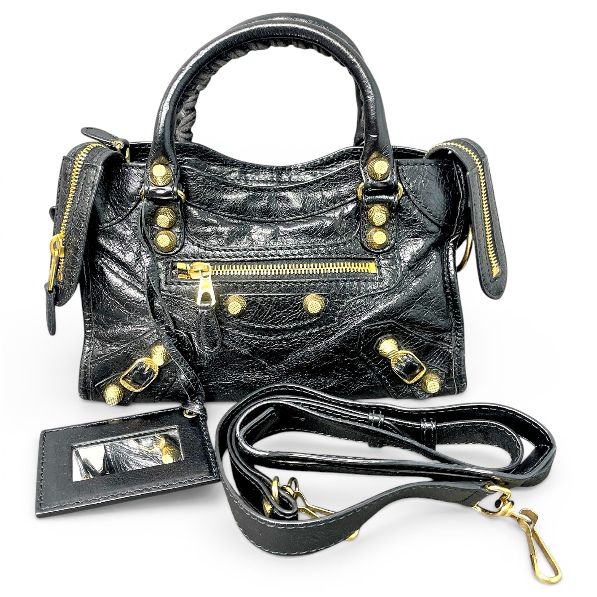 Neo Cagole City leather satchel