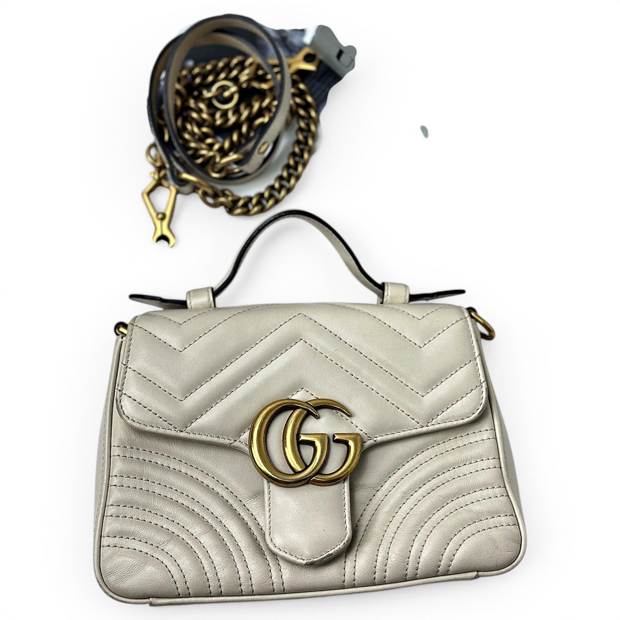 GG Marmont Flap leather handbag
