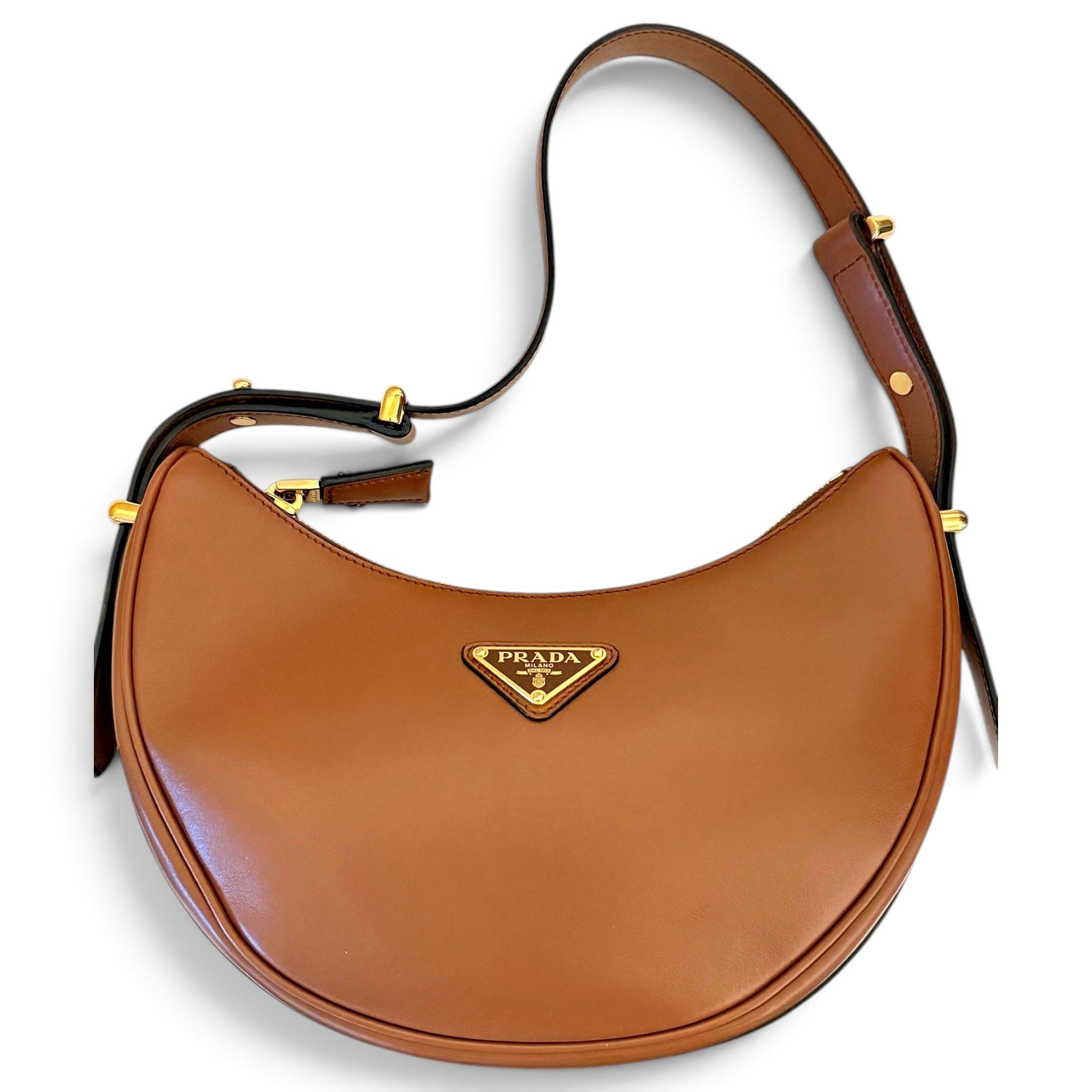 Arqué leather handbag