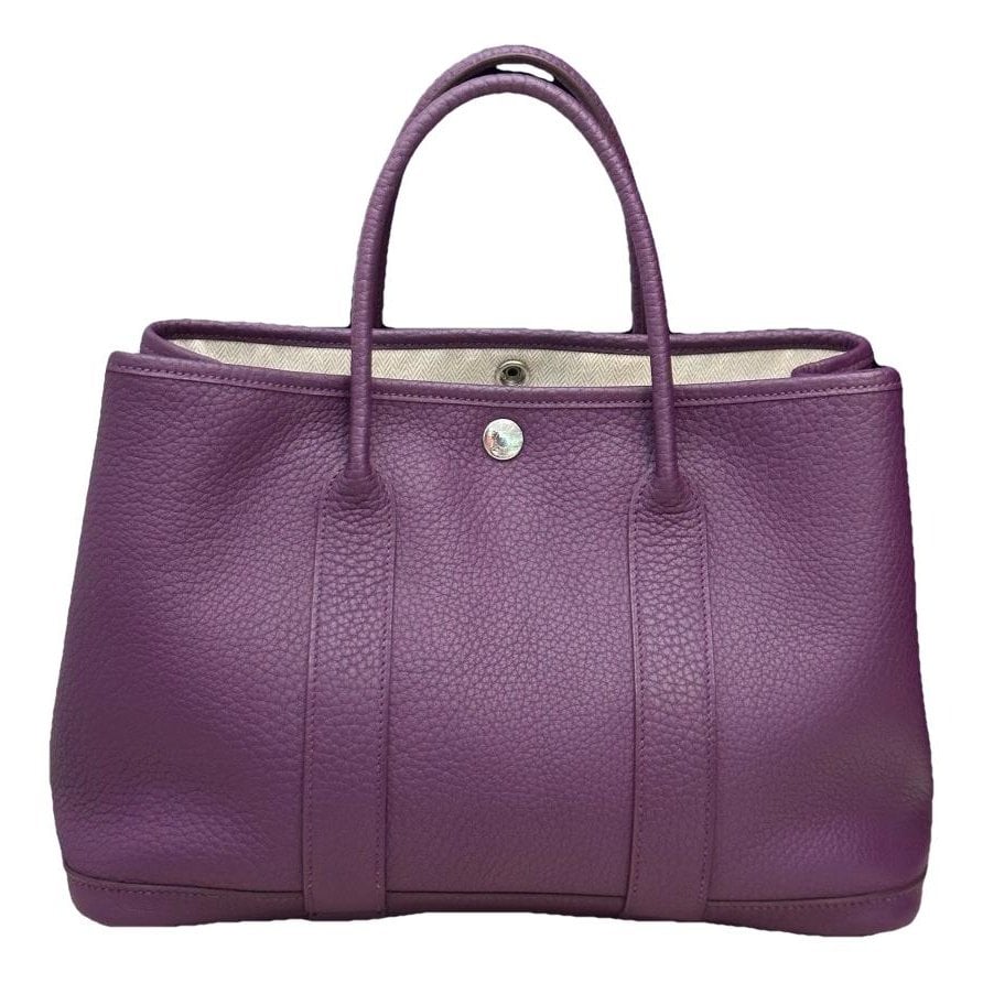 Garden Party leather handbag