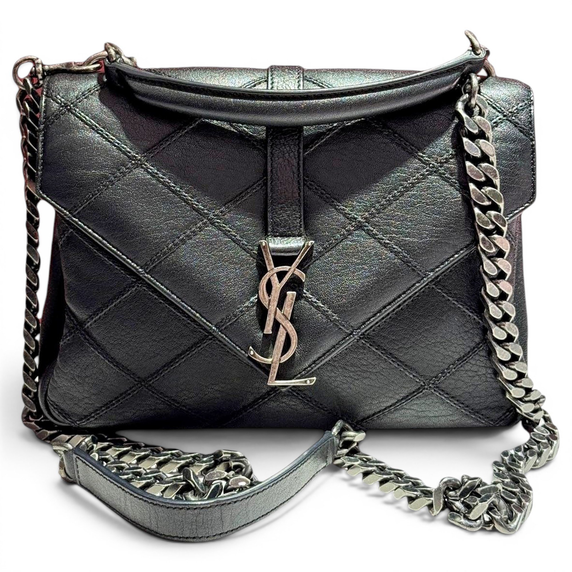 Collége monogramme leather handbag