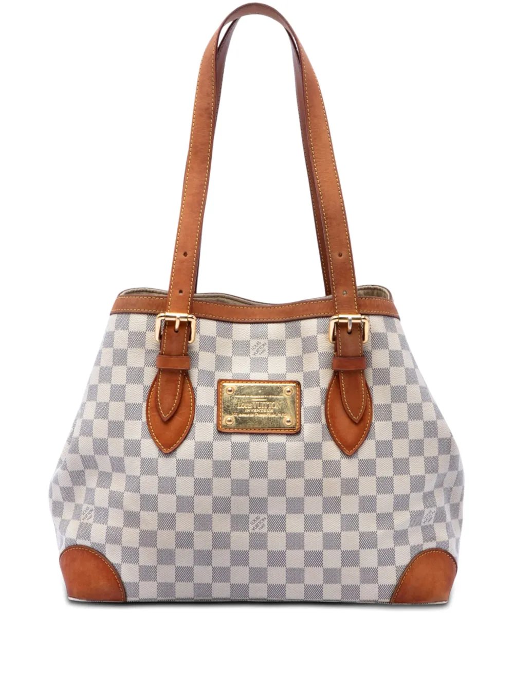 2008 Damier Azur Hampstead MM tote bag