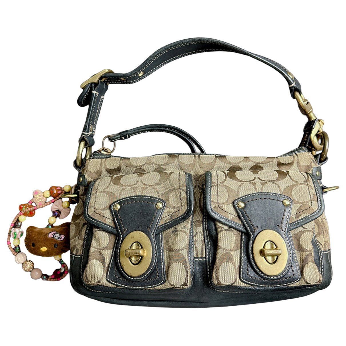 Signature Sufflette cloth handbag