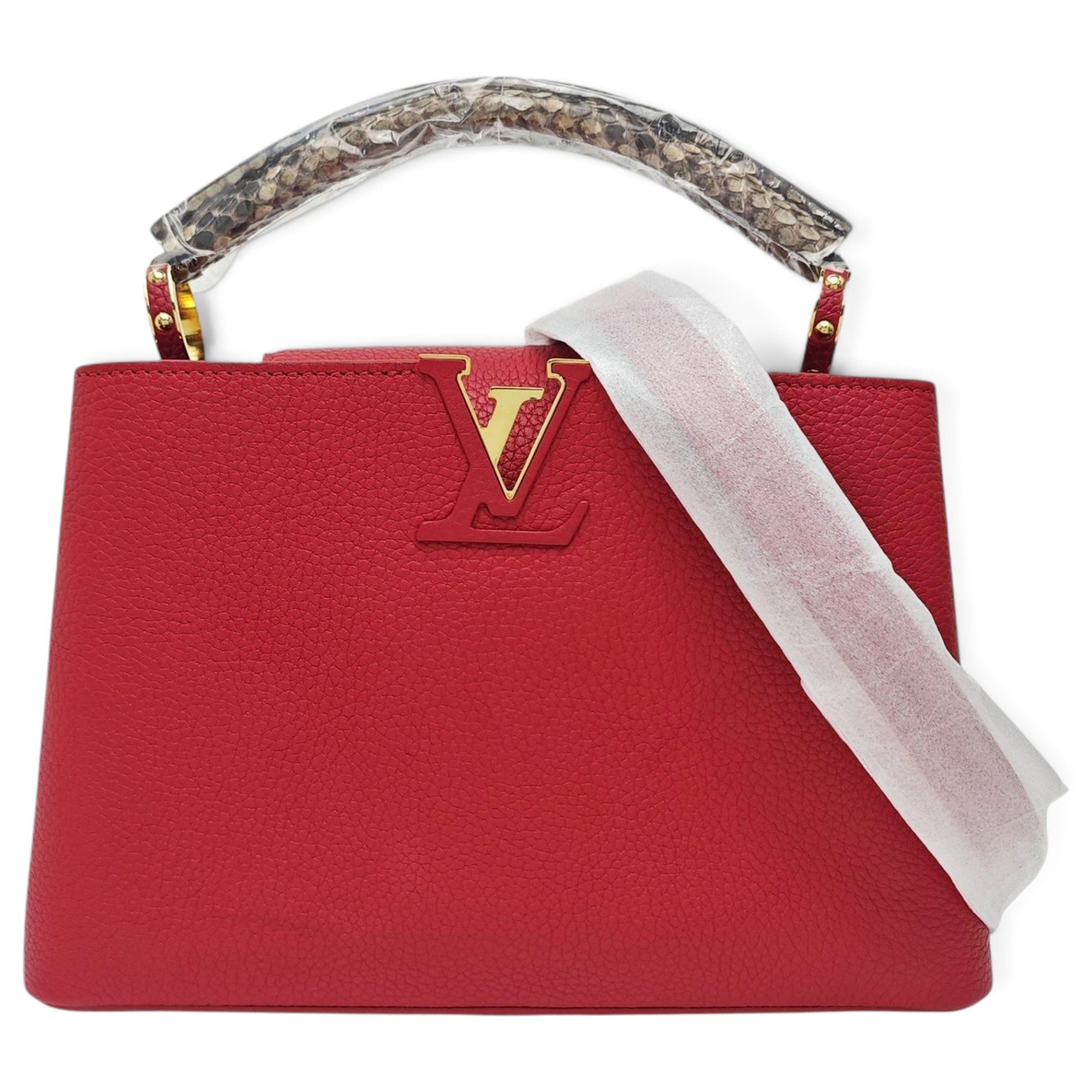 Capucines leather handbag