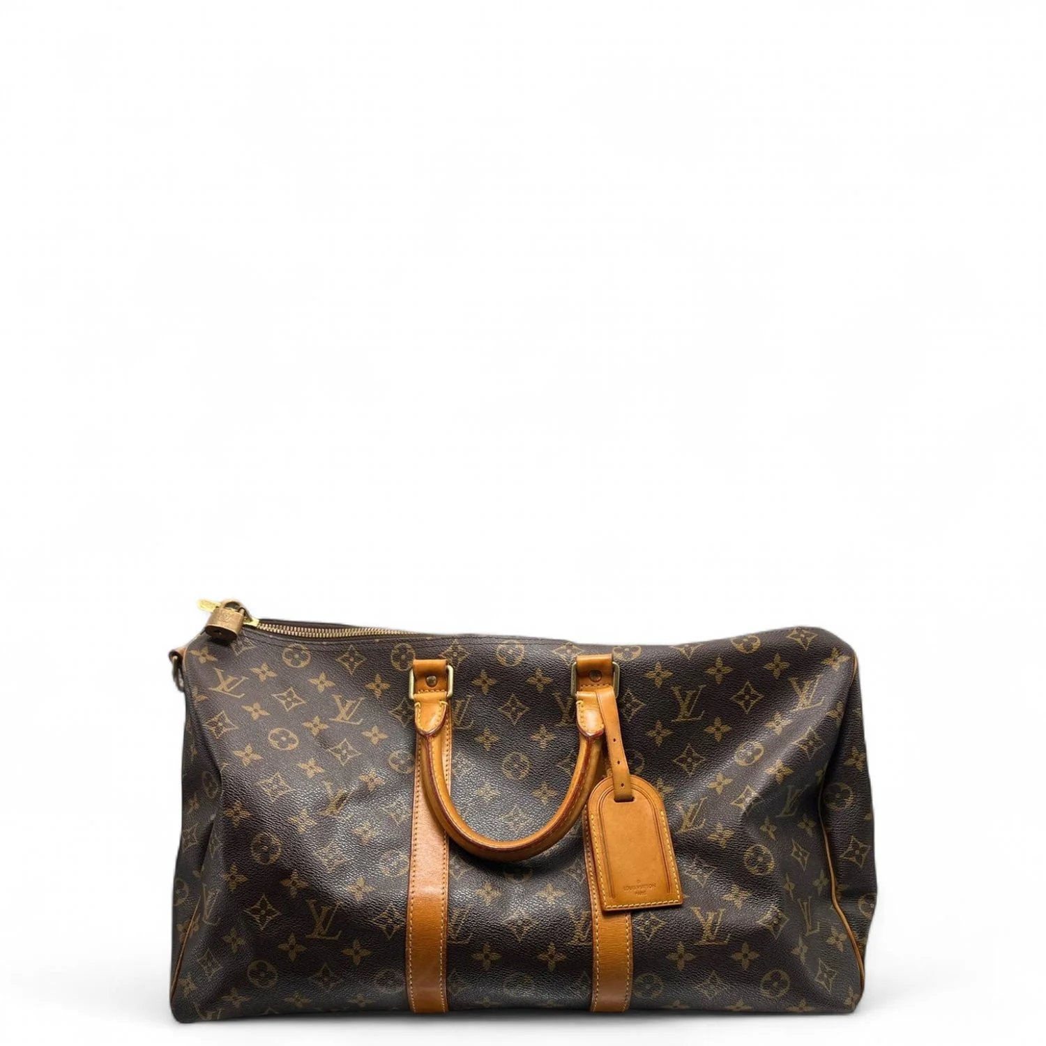 Coated Canvas Keepall Bandouliere 45