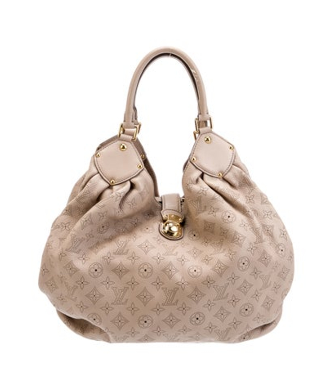 Louis Vuitton Vuitton Perforated Monogram Mahina Hobo Xl