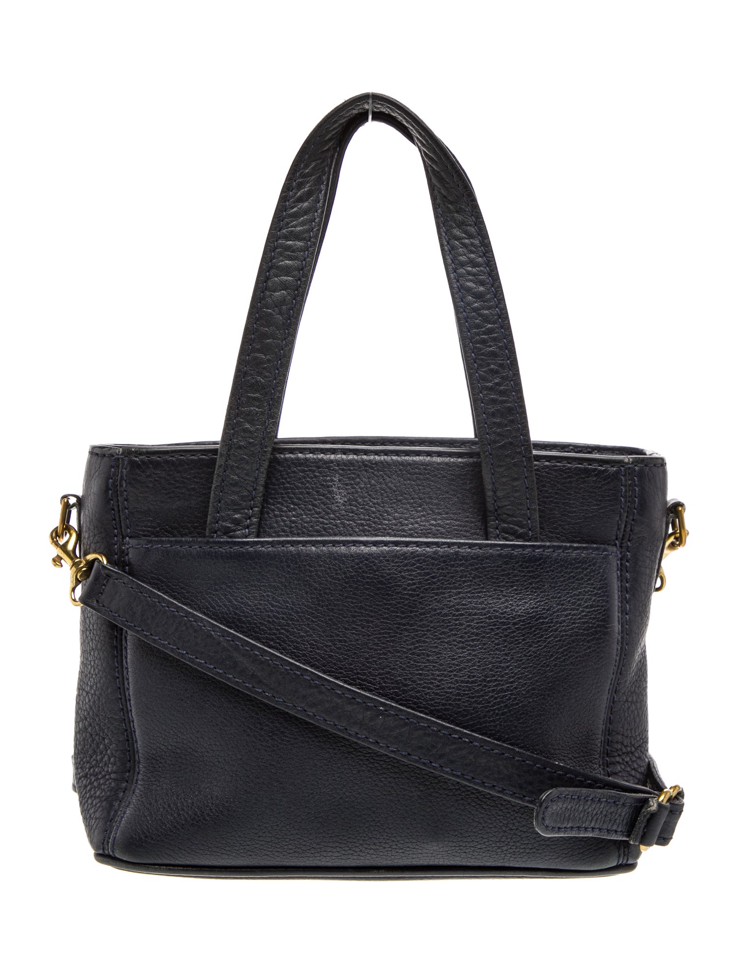 Leather Top Handle Bag