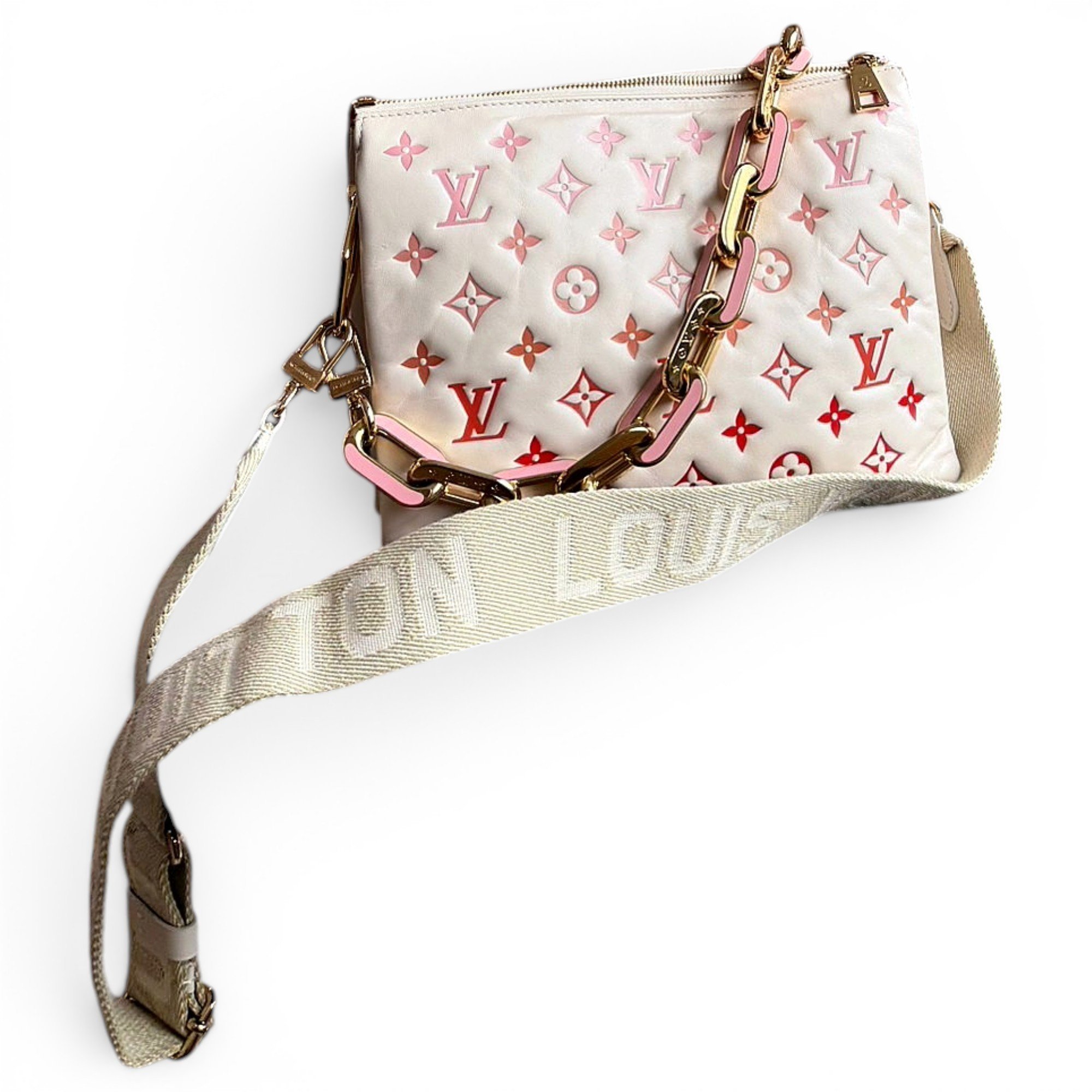 Coussin leather handbag