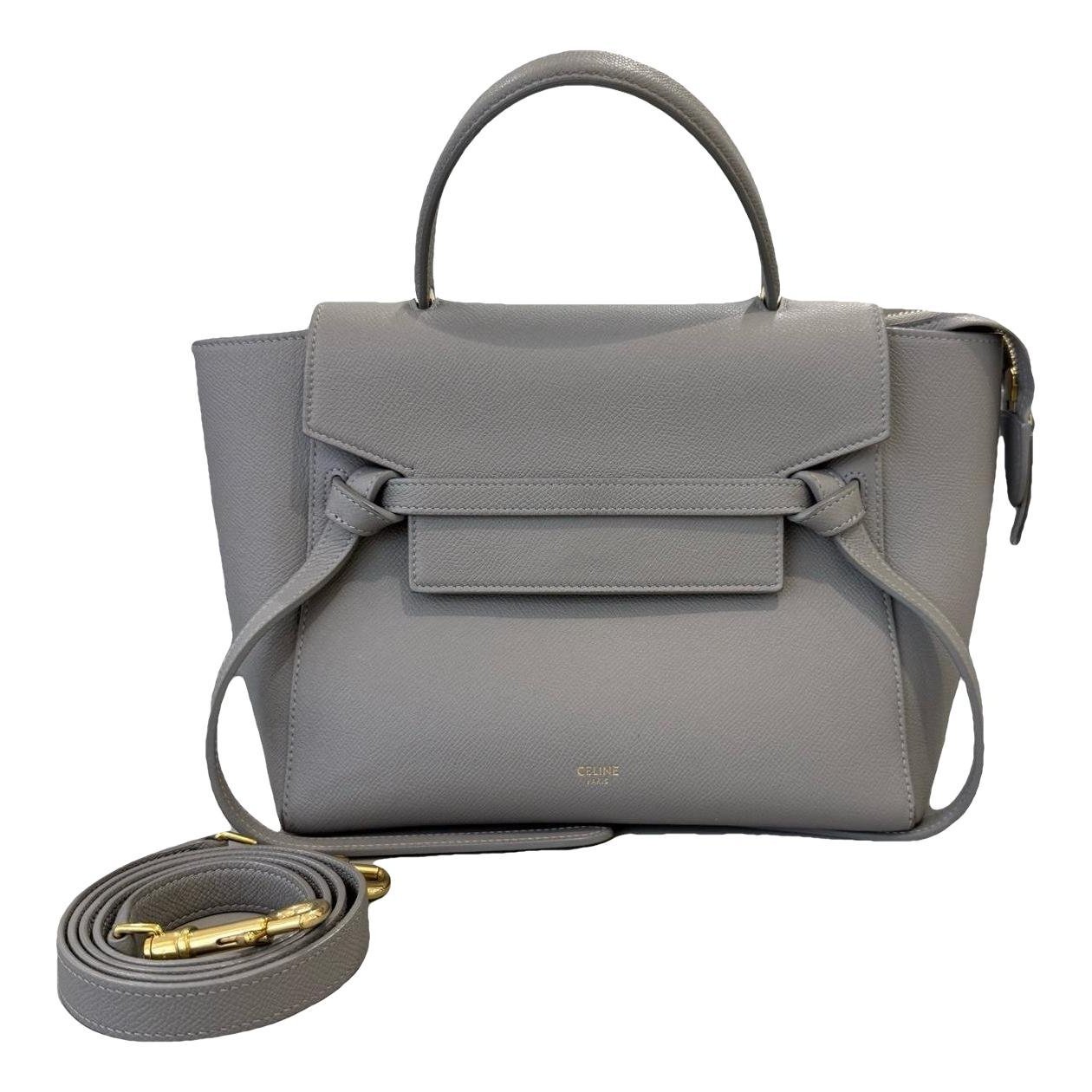 Belt leather handbag