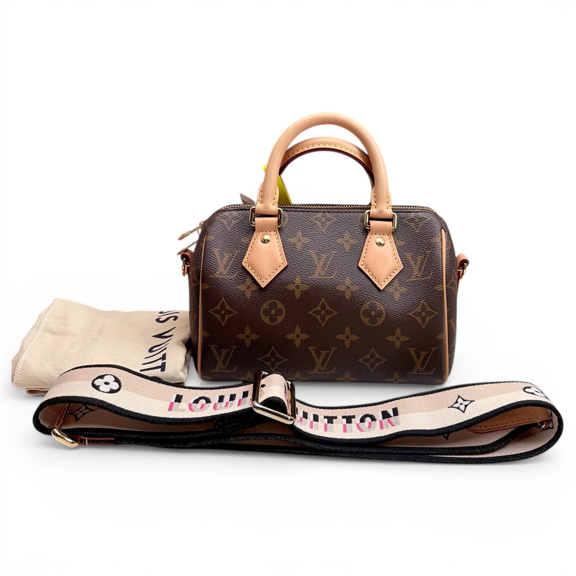 Speedy leather handbag